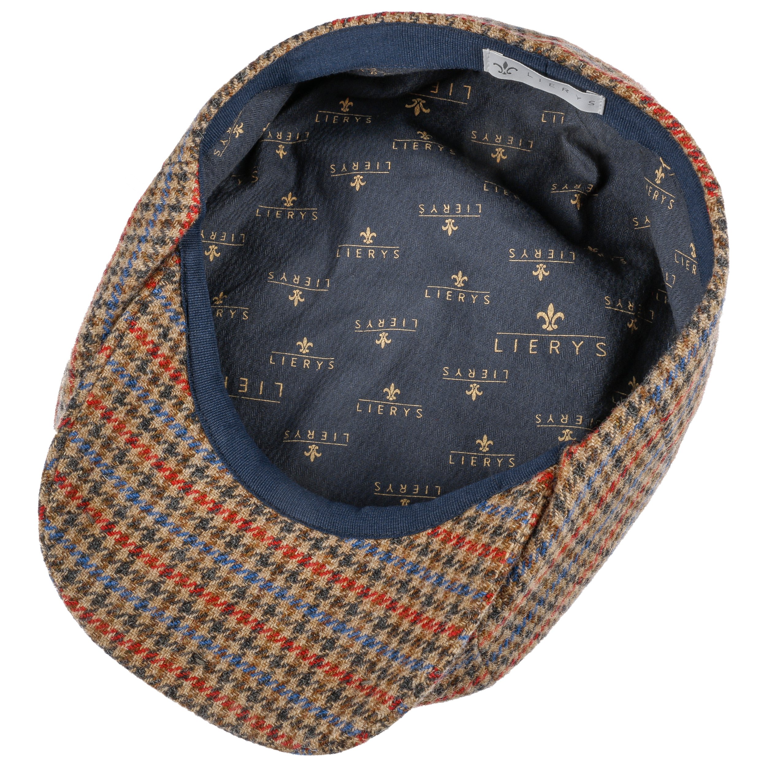 Berretto Plate Merrick Newsboy In Cotone Marrone, Effetto Invecchiato, Taglia XXL (62/63 Cm) - Conner Hats, Stile Vintage Estivo - 3