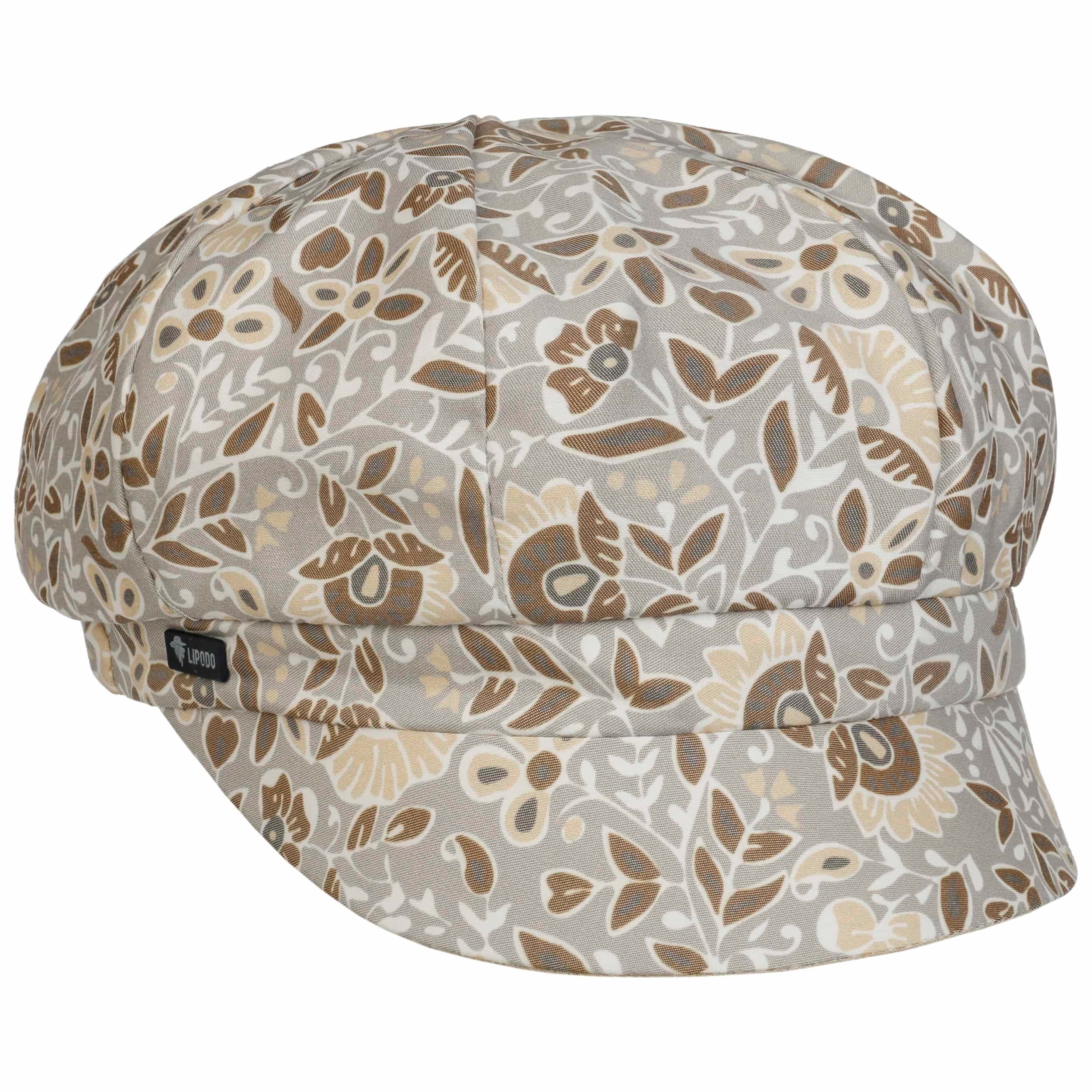 LIPODO Berretto Newsboy Lincott Donna - Piatto Cappellino Estivo cap con Visiera, Visiera Primavera/Estate Estate - S (55-56 cm) Denim