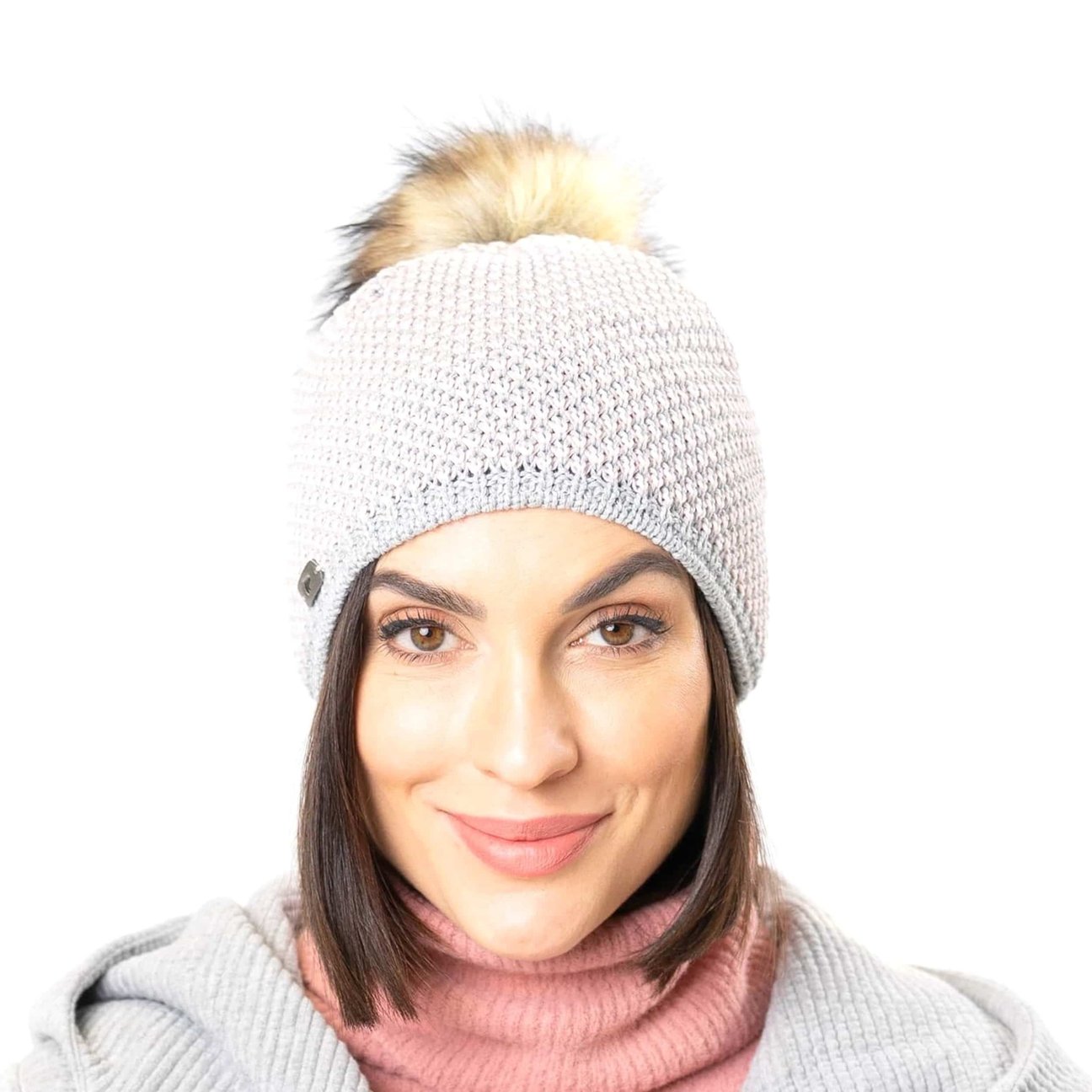 Eisbär Berretto Invernale Unisex In Lana - A Maglia Grossa Con Fodera In Pile - Multicolore - Per Uomo E Donna - 4