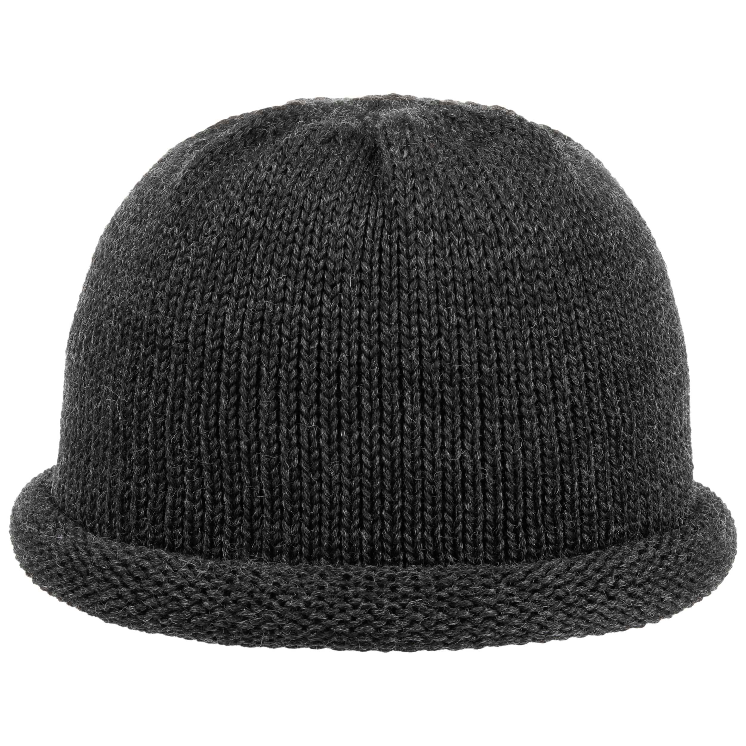 LIERYS Berretto A Maglia Con Bordo Arrotolato – Beanie Docker In Lana Vergine, Made In Germany, Unisex Autunno/inverno