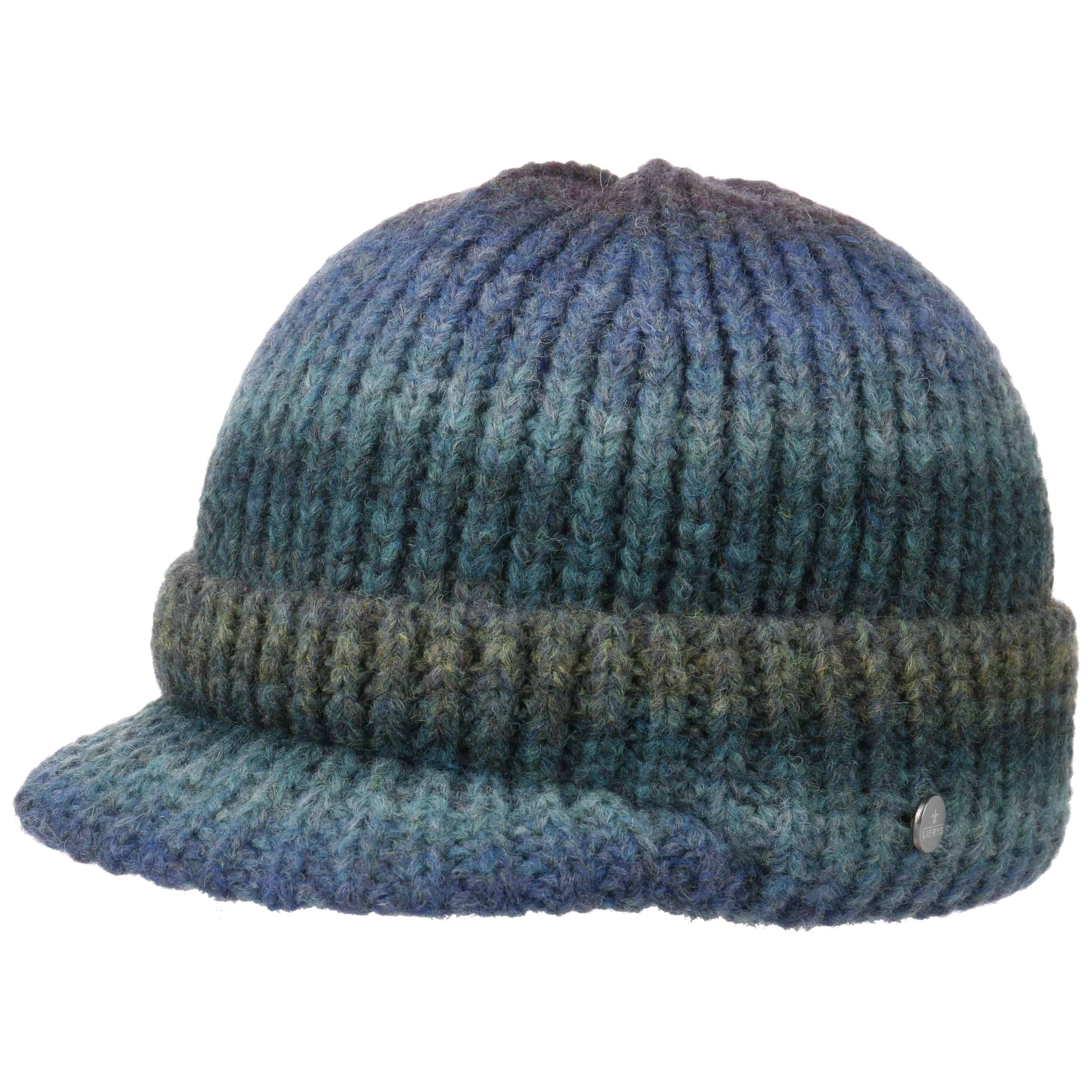 Berretto Con Visiera Di Seta E Cotone