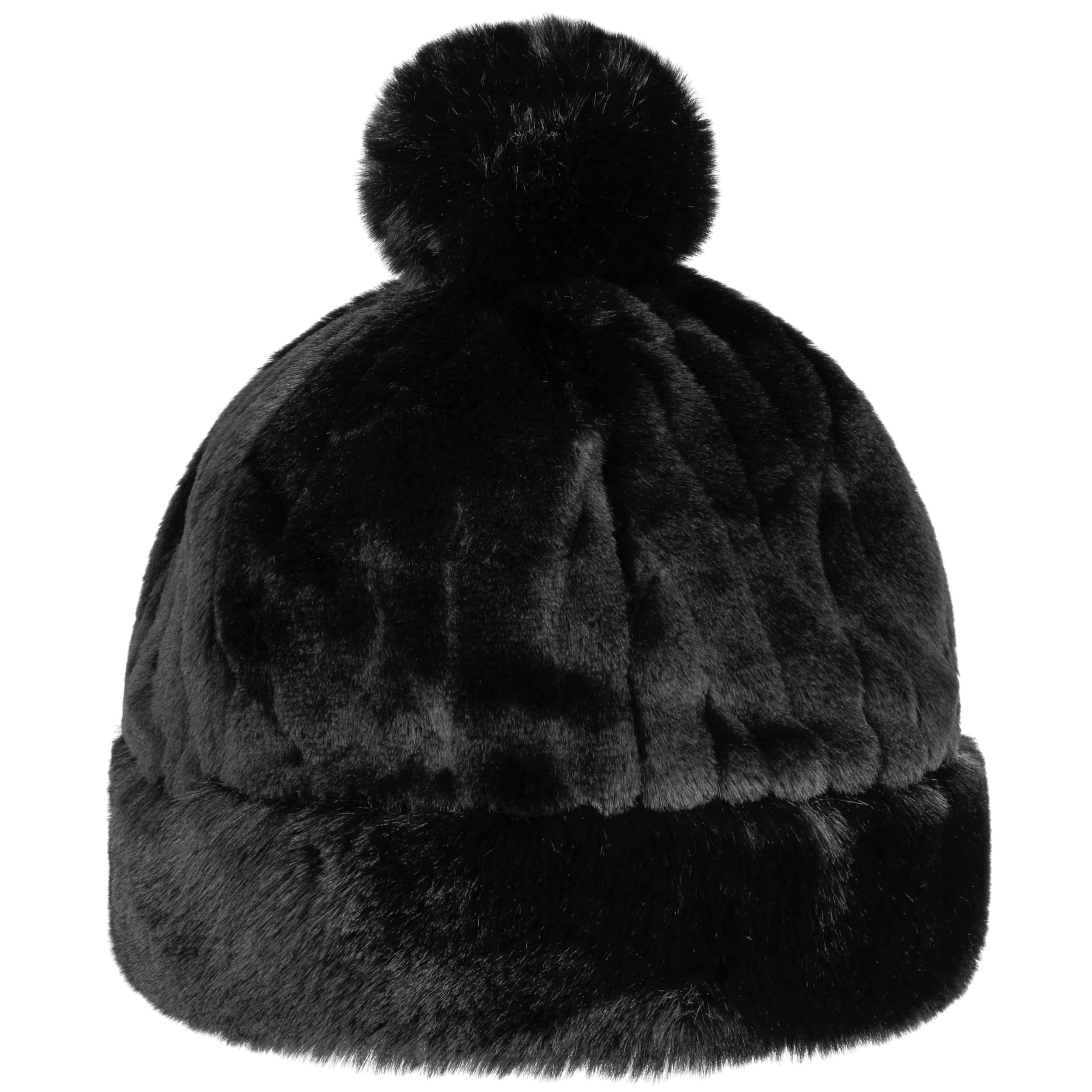 berretto foderato da donna con pompon