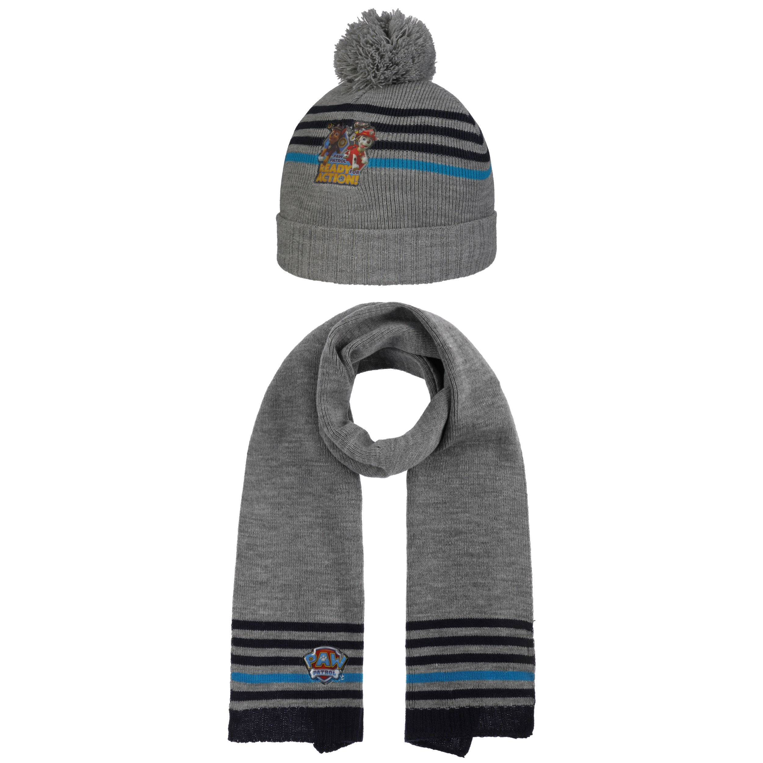 Cappello Beanie da donna donna a maglia + foderata in pile sciarpa  scaldacollo set berretto da sci invernale unisex