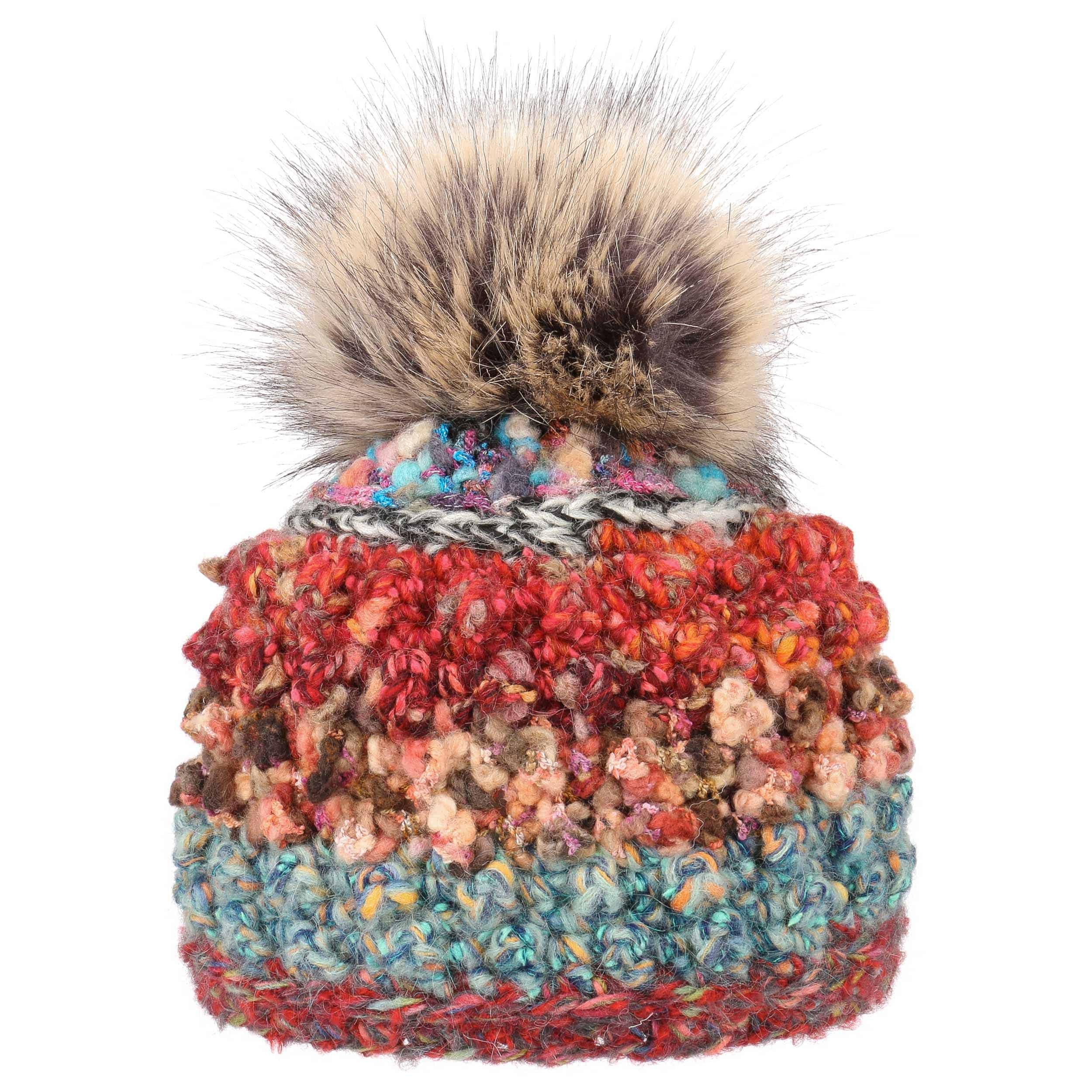 STERNTALER | cuffia pompon a righe con motivo stella --&gt
