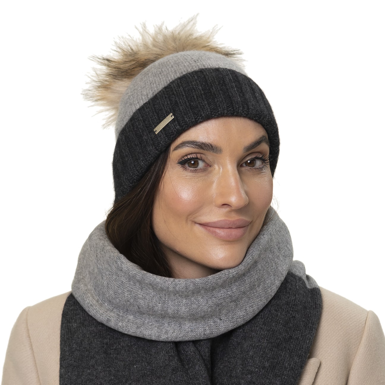 Set 2 Pezzi Sciarpa E Berretto - Beige/pied-de-poule - UOMO | H&M IT - Foto 5