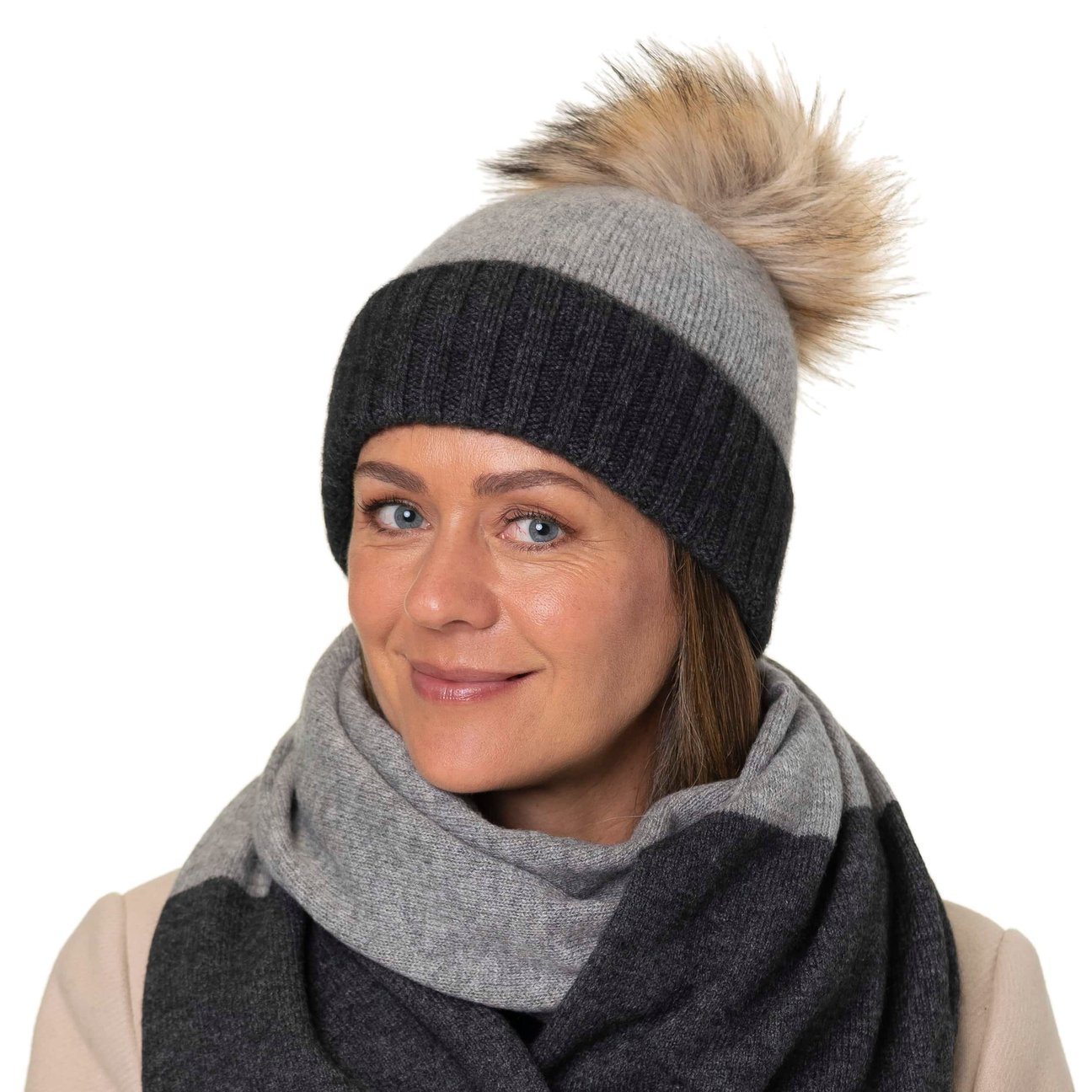 LIERYS Berretto In Lana Con Visiera Viliona – Made In Germany – Tweed Multicolore Autunno/Inverno - 3