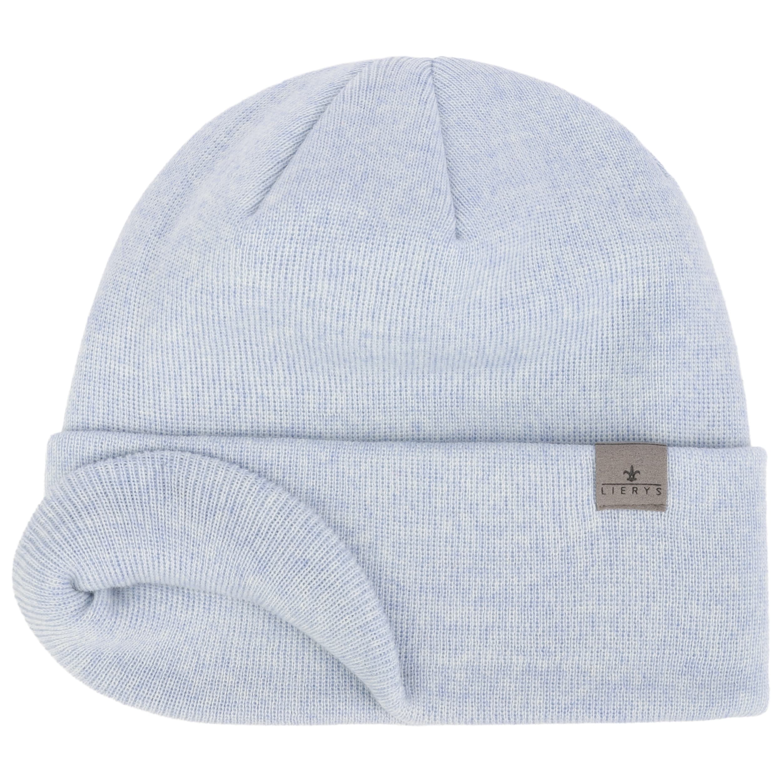 Stetson Beanie Berretto A Maglia In Lana Merino, Pale Blue - Foto 6