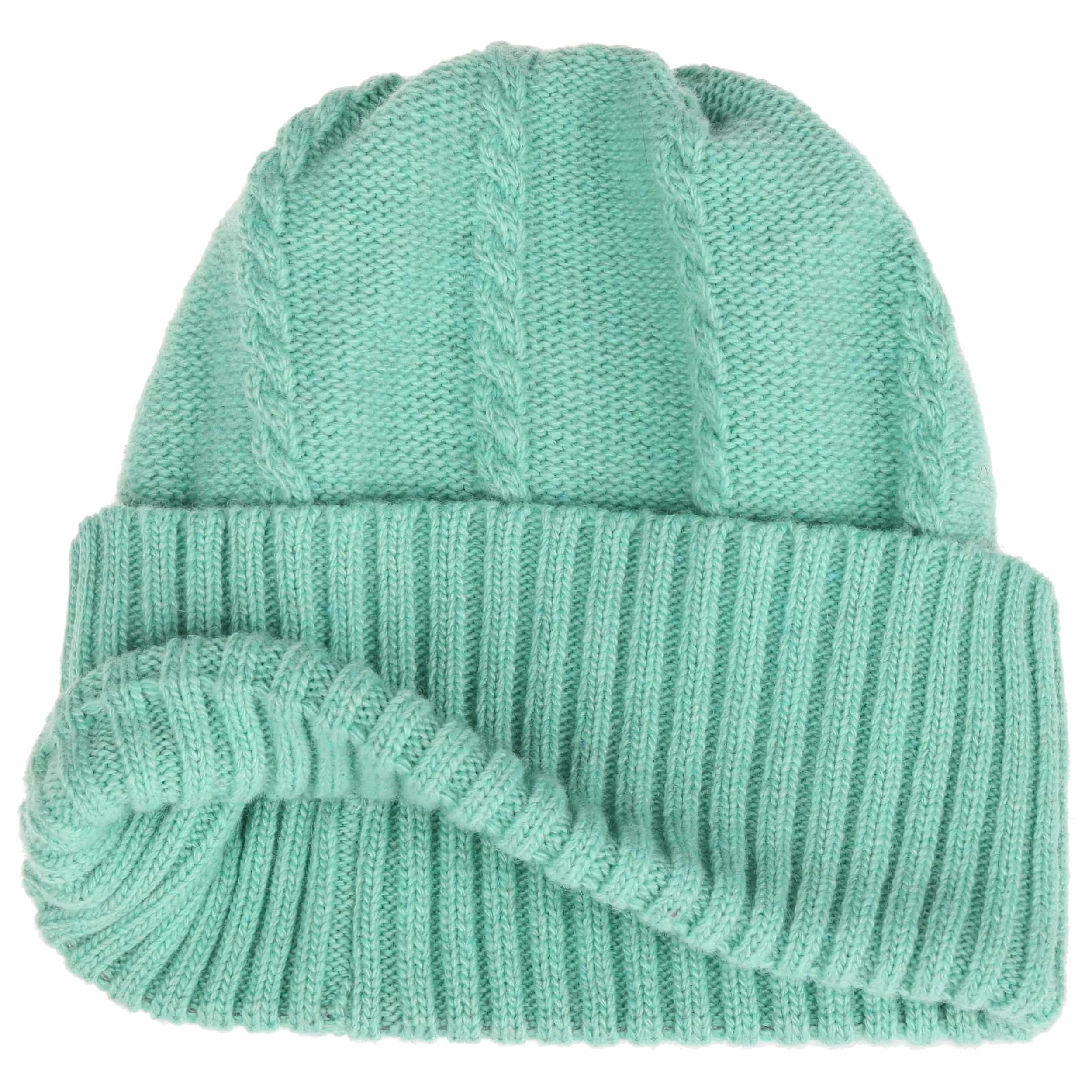 The North Face - Berretto arancione con risvolto ed etichetta con logo
