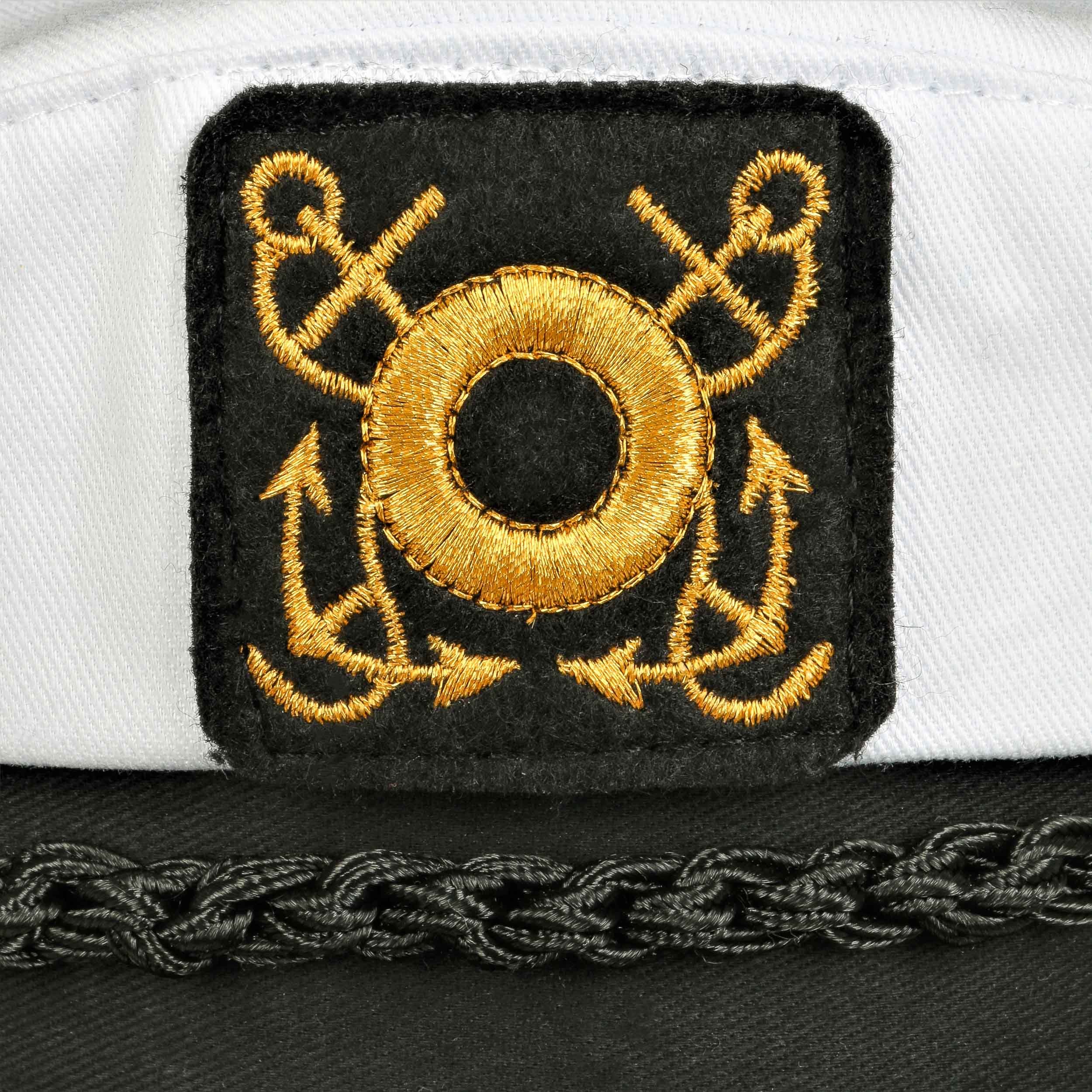 Clakllie Berretto Da Uomo A Tesa Corta (Docker Cap) - Cotone E Poliestere, Regolabile 55-60 Cm, Nero