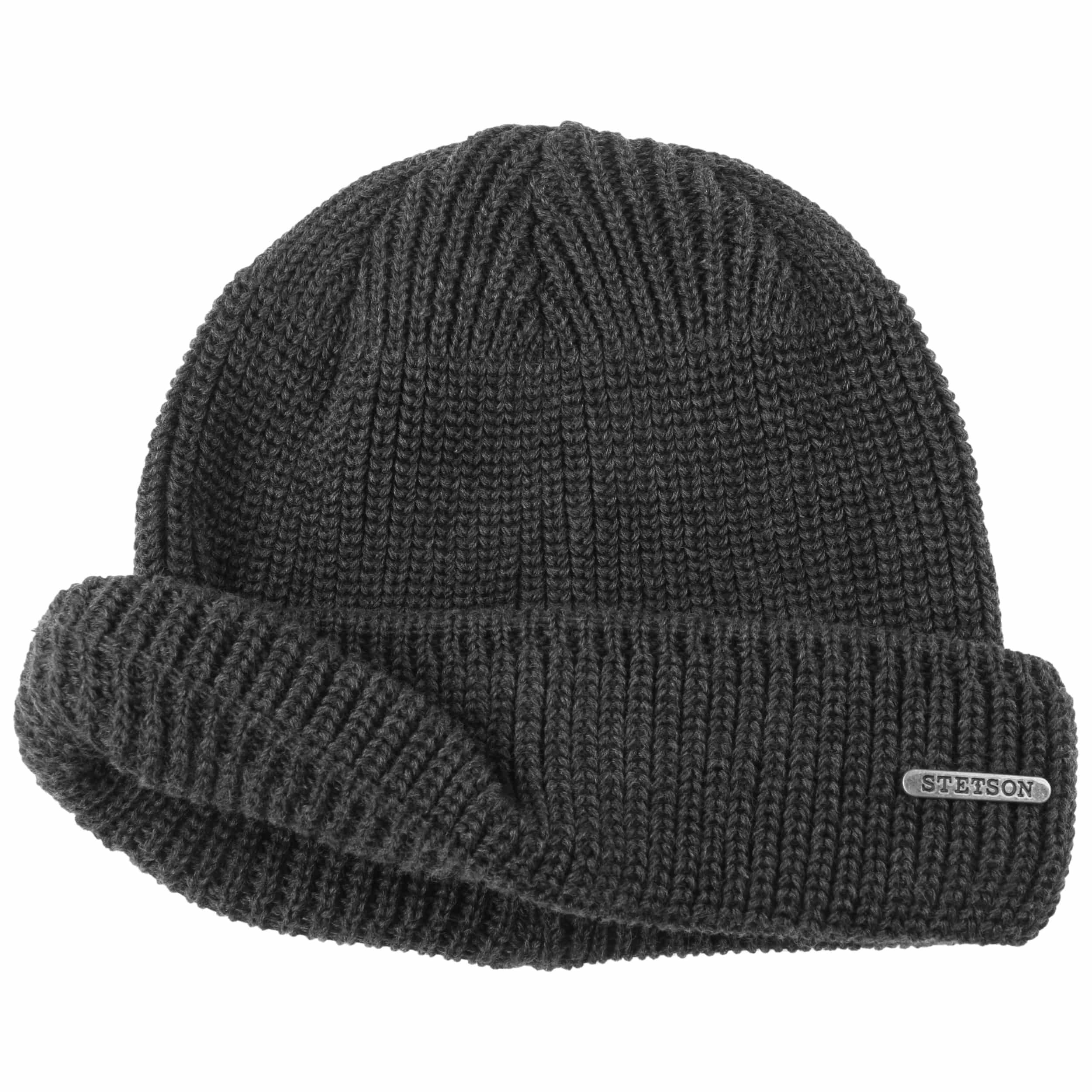 Stetson Berretto Corto Con Bluetooth Integrato, Colore Grigio, 100% Acrilico, Taglia Unica