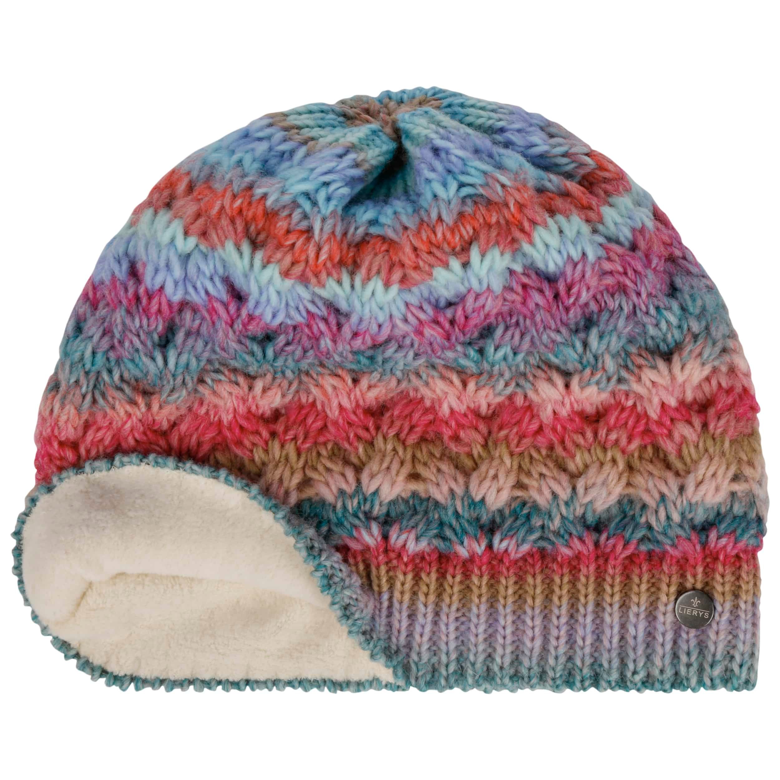 LIERYS Berretto Invernale Donna A Maglia Zig-Zag – Made In Germany, Beanie Con Fodera In Pile, Taglia Unica - 4
