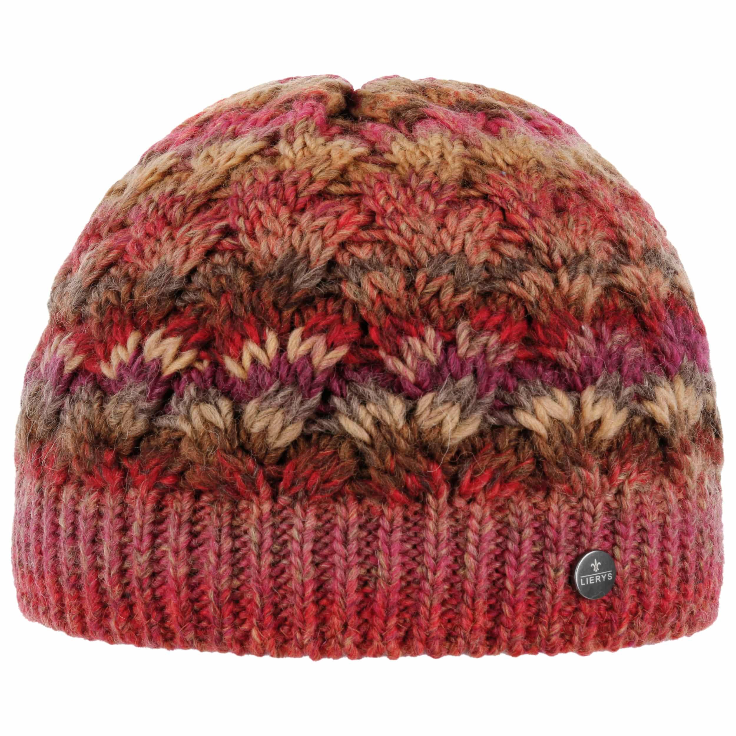 LIERYS Berretto Invernale Donna A Maglia Zig-Zag – Made In Germany, Beanie Con Fodera In Pile, Taglia Unica - 5