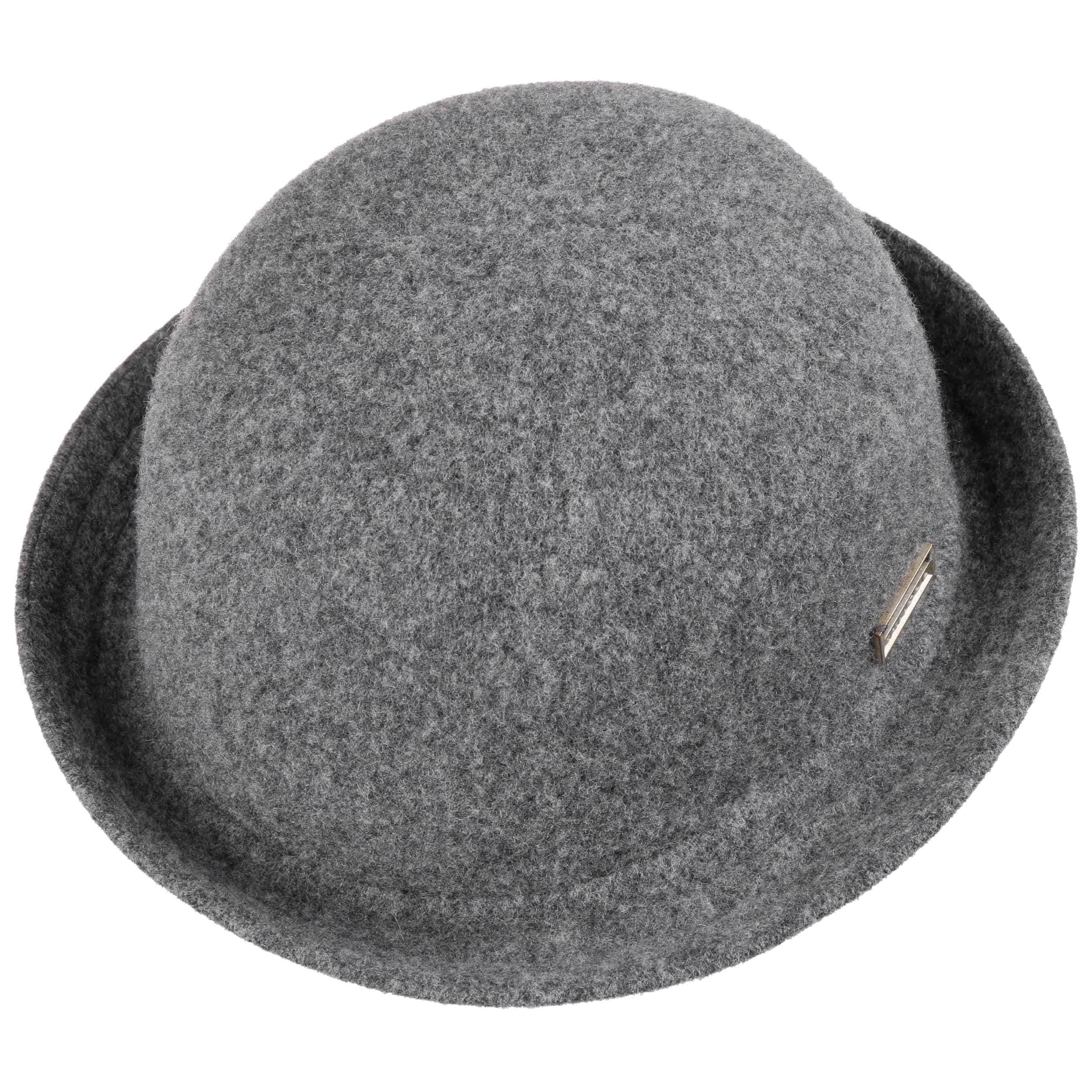 Bombetta Inglese in Feltro di Lana Nero