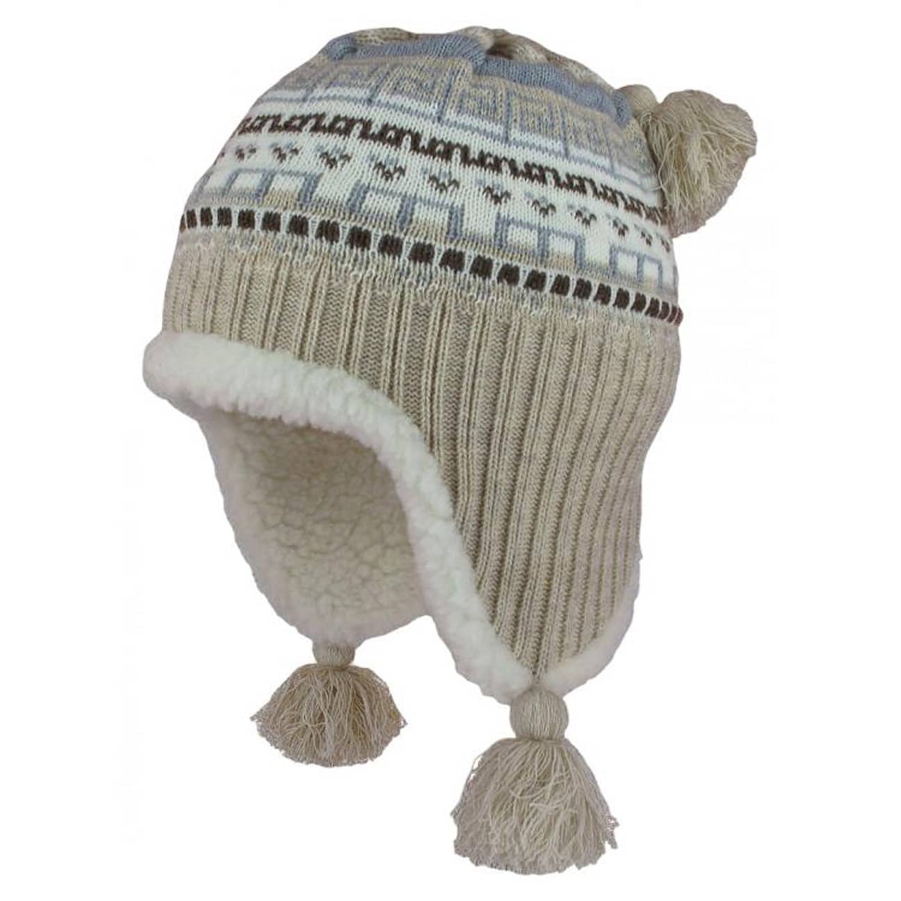 Scotland Berretto Peruviano A Righe Da Ragazzo – 100% Acrilico, Modello Caldo Interno, Lavabile A Mano, Unisex - 2