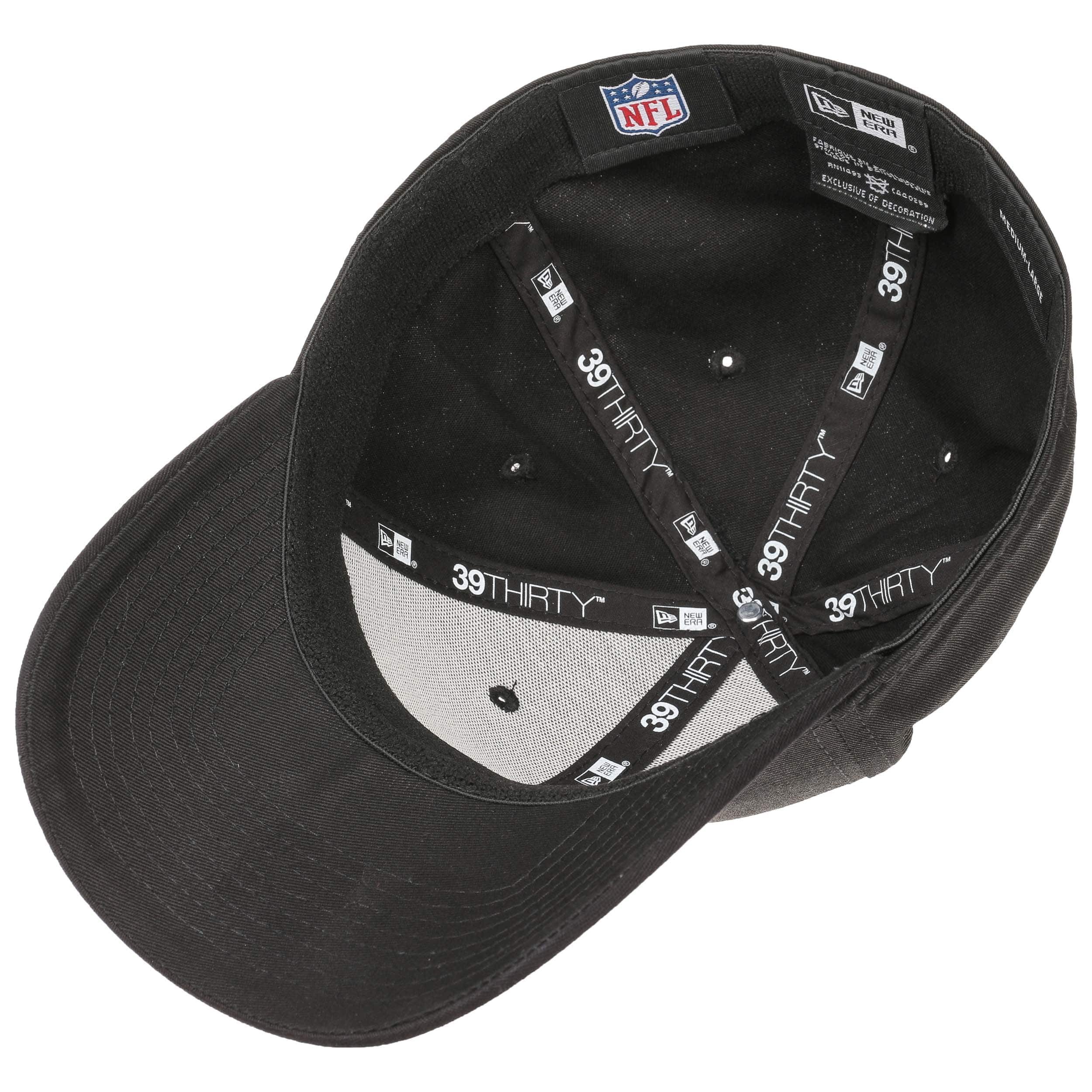 New Era 59Fifty Cappellino Aderente Seattle Seahawks - Colore Nero - Autentico Berretto NFL A Basso Profilo