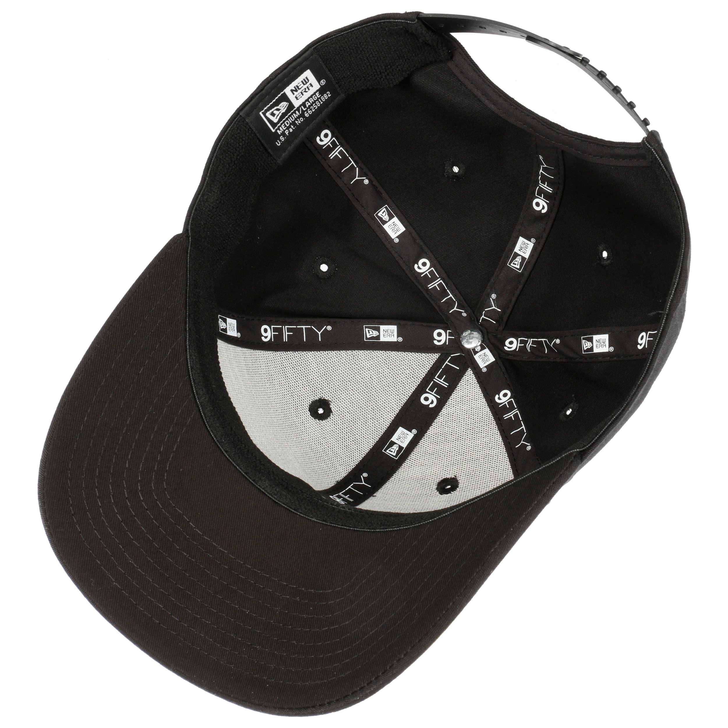 Cappellino New Era 9FORTY Stretch Snap – Baseball Cap Unisex, Nero, Regolabile, Traspirante - 2