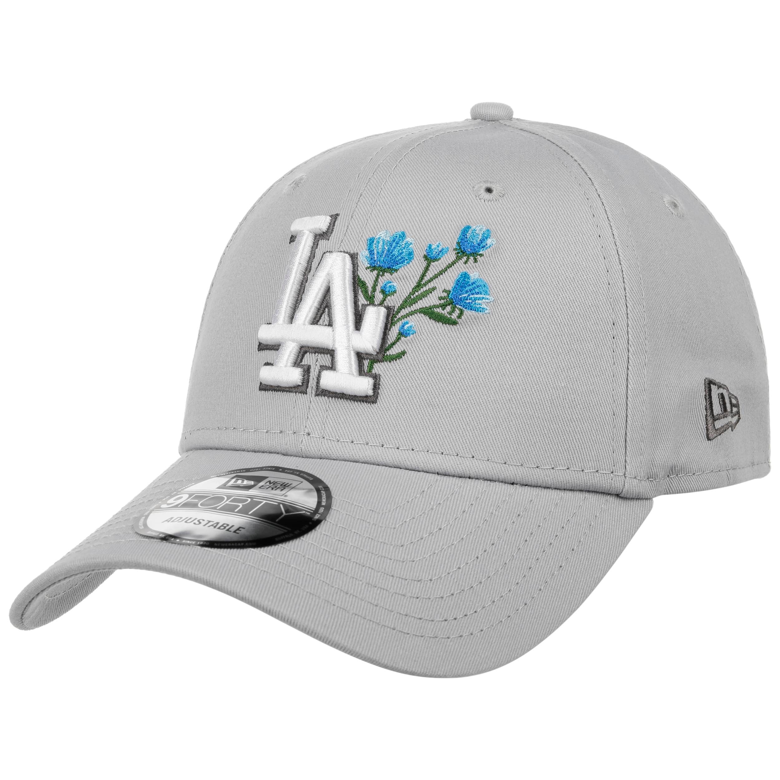 New Era 9Forty – Berretto Regolabile Per Bambini Los Angeles Dodgers, 100% Cotone, Rosso Scuro