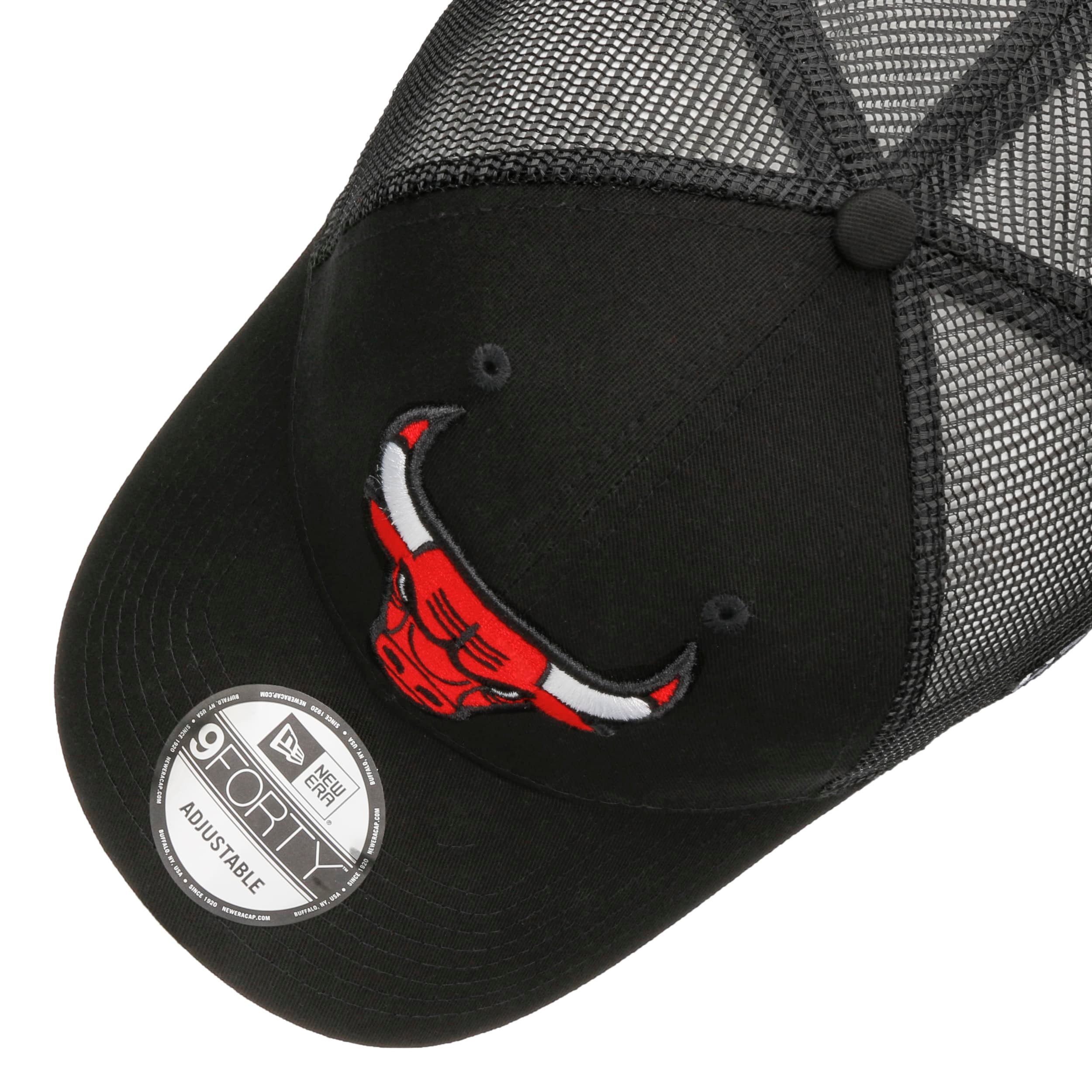 New Era Cappellino Trucker Bulls Script: Berretto Baseball Con Mesh, Taglia Unica (57-60 Cm)