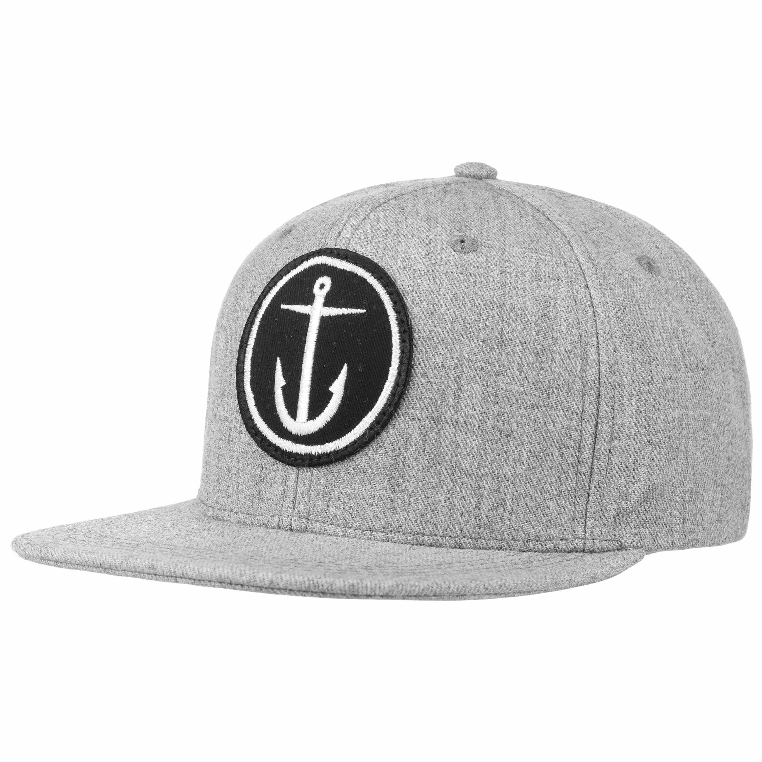 Harley-Davidson Cappellino Snapback Uomo A Righe Grigio/Nero | Logo Bar & Shield Ricamato | 100% Cotone