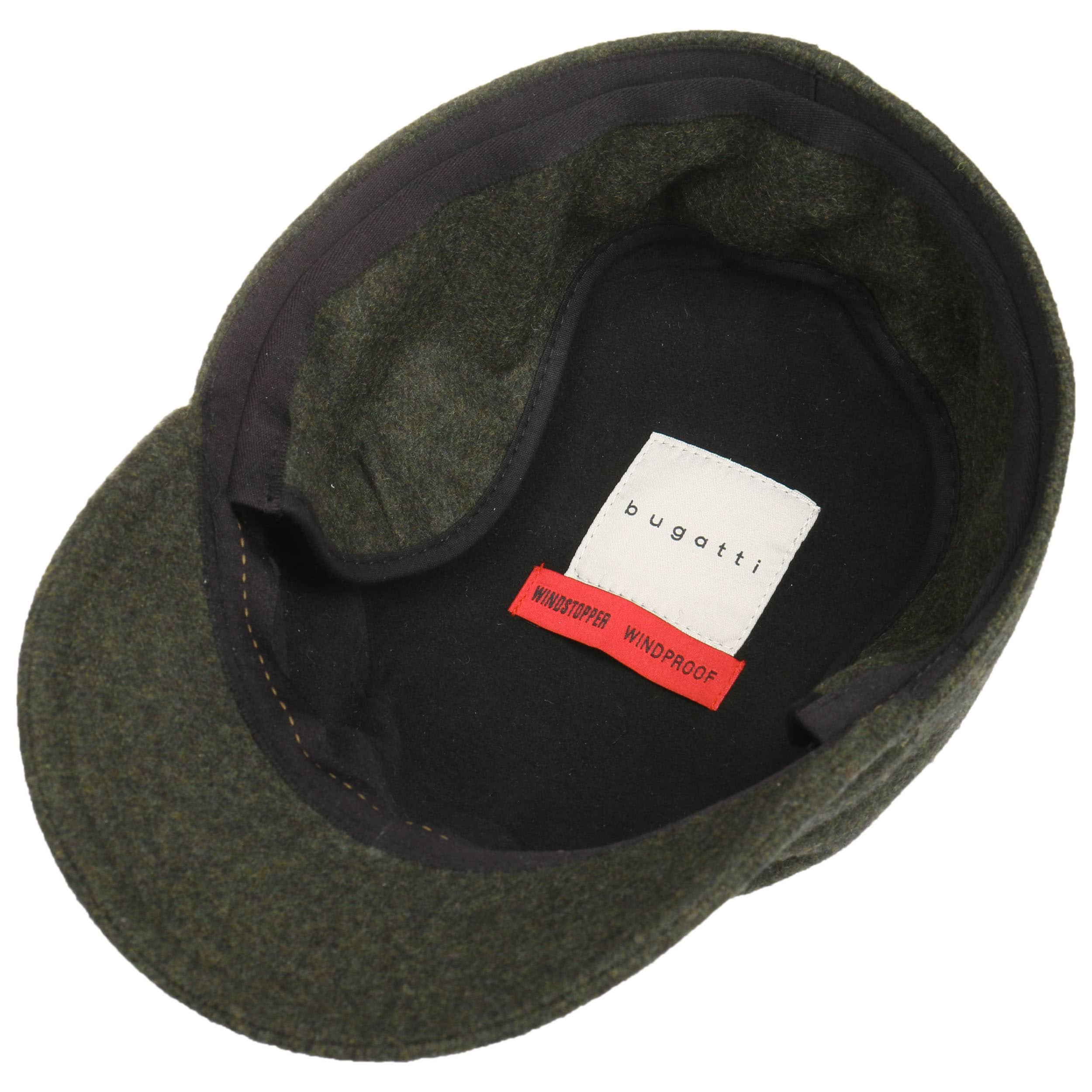 BUGATTI Cappellino Windstopper Gore Protezione Contro Il Vento nuca in Lana