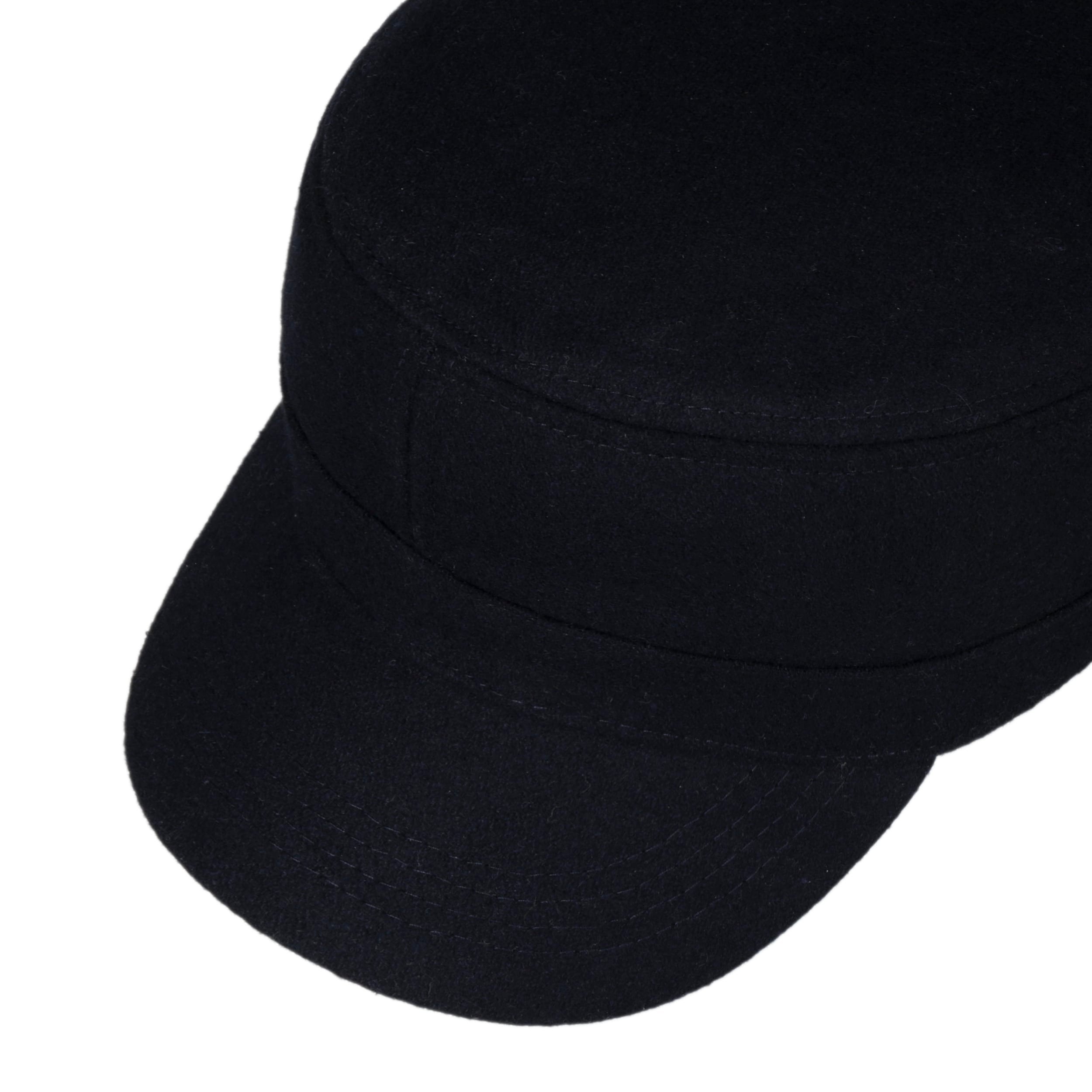 CapUniverse Cappellino a Coste Army Donna/Uomo - cap con Visiera, Chiuso Dietro Estate/Inverno - Taglia Unica Nero