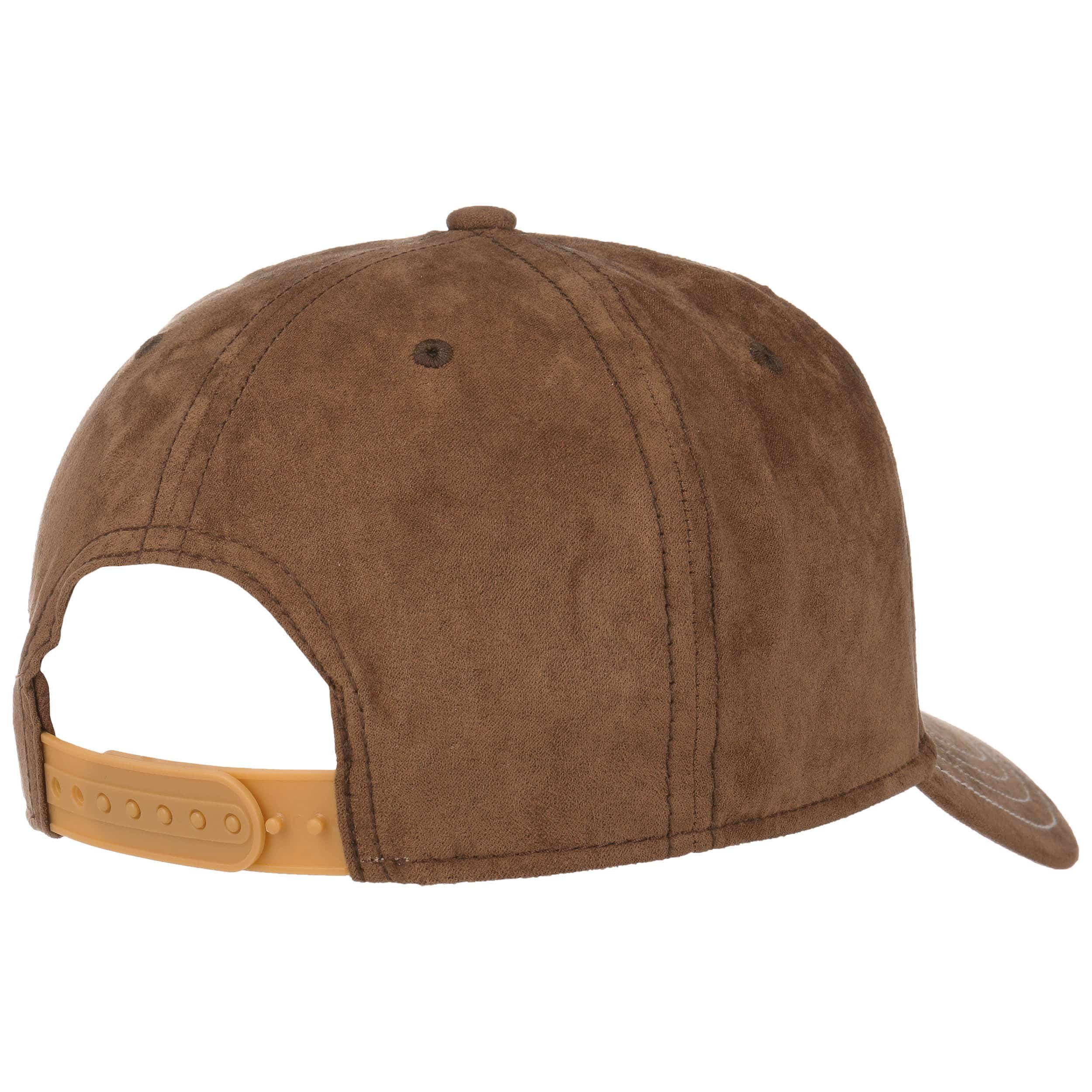Cappellino da baseball in Solaro di lana e nylon marrone
