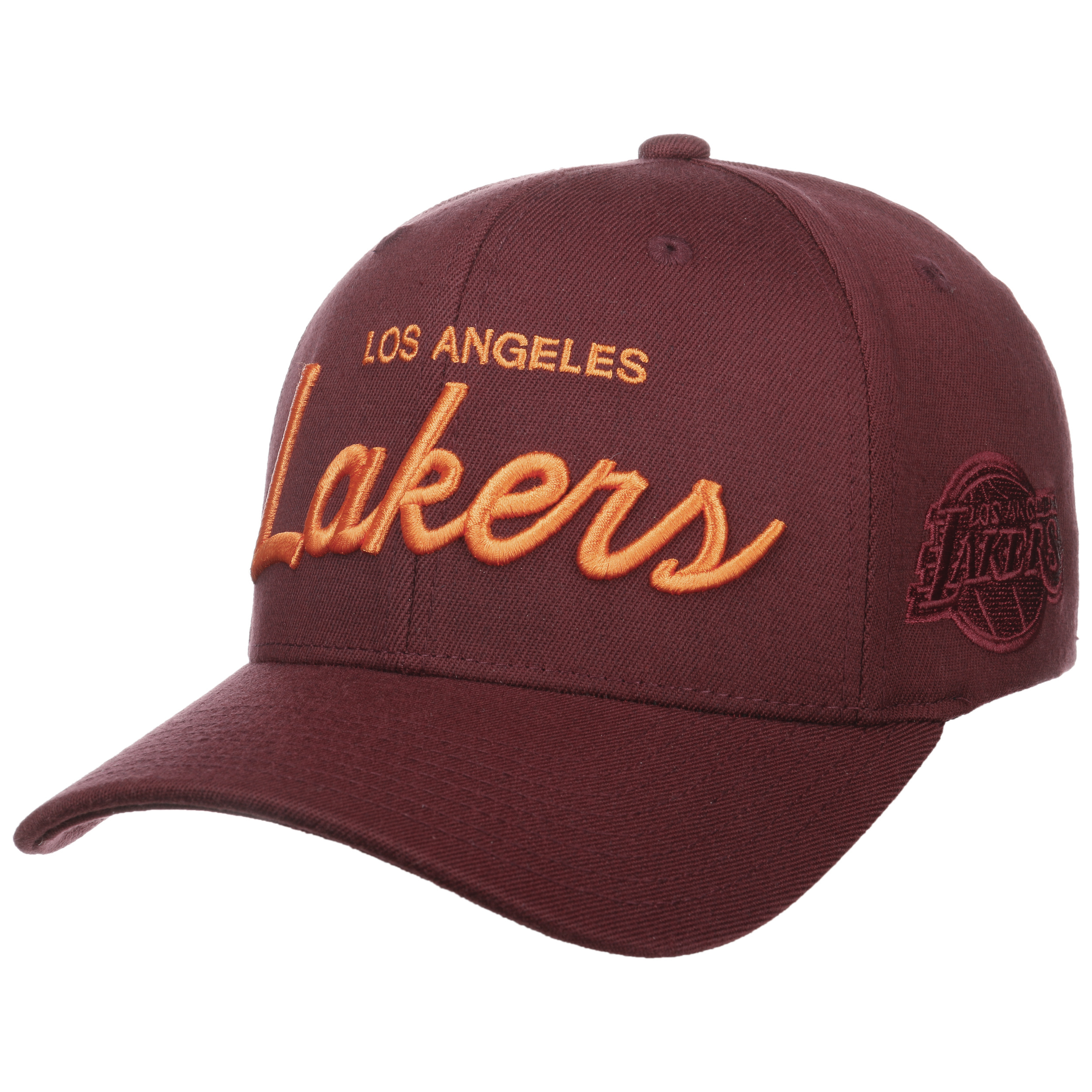 Cappellino con visiera colore Cachi Mitchell & Ness Aqua Redline LA Lakers 