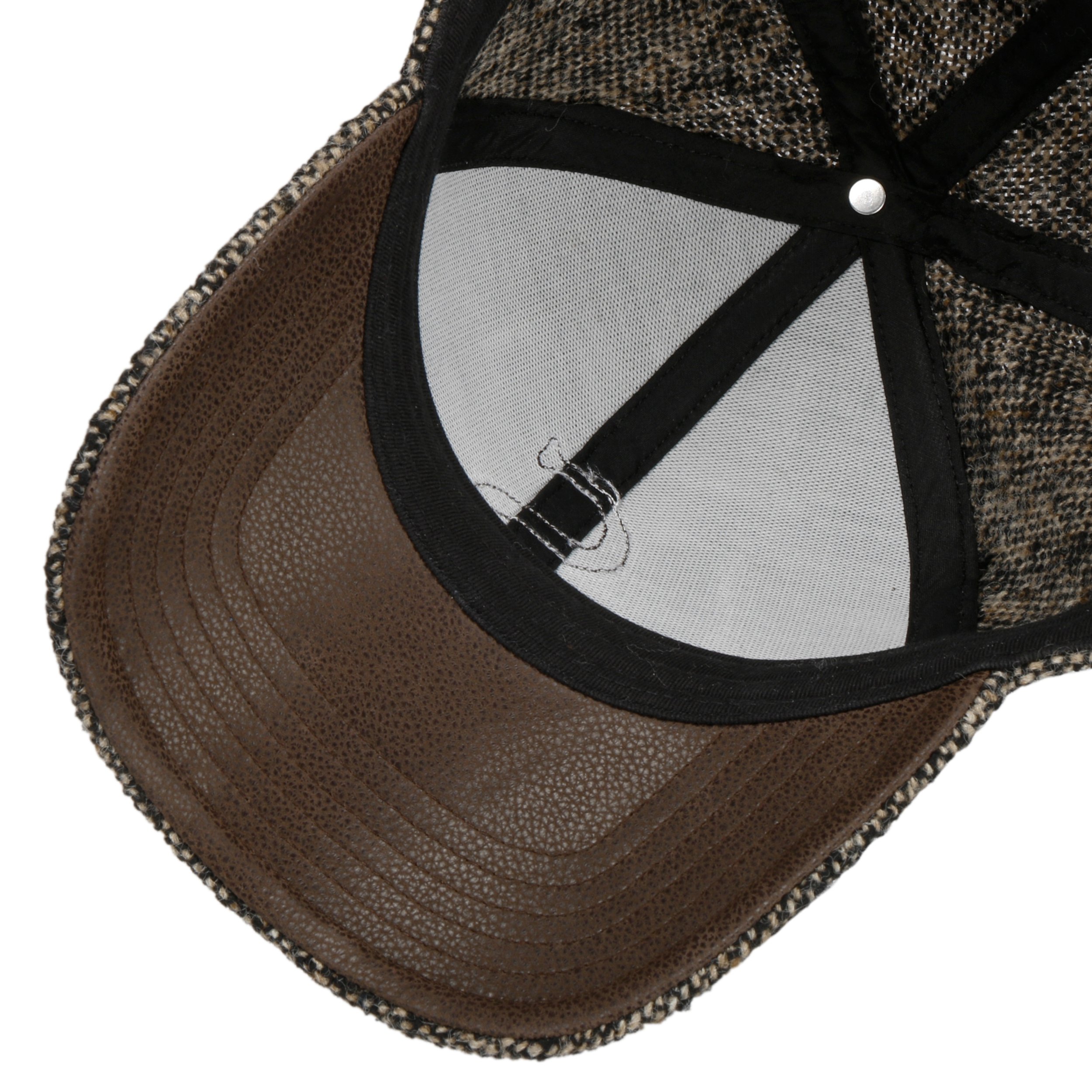 Stetson Cappellino Baseball In Lana Vintage Logo Patch - Unisex, Regolabile, Autunno/Inverno