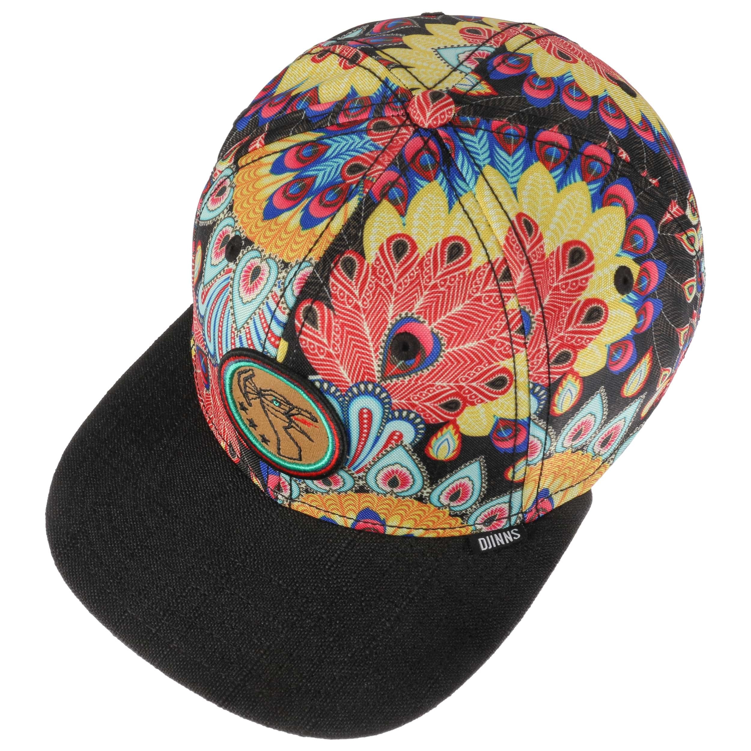 Cappellino Snapback Metallizzato E Mimetico Con Catena - Moda Hip Hop - Regolabile
