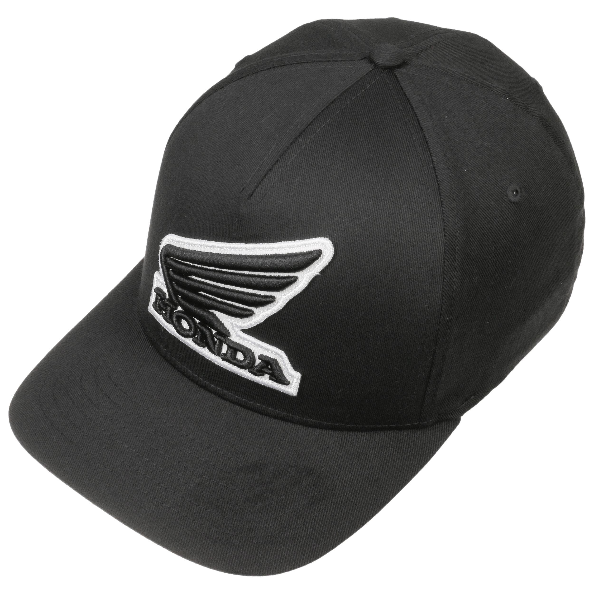 Cappello Fox Racing Fox Honda Flexfit - Berretto Baseball Nero/Rosso HRC 33382