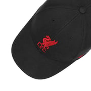 Cappello 47 Brand EPL Liverpool FC Metallic Snap MVP, Nero/oro, Taglia Unica, Per Uomo