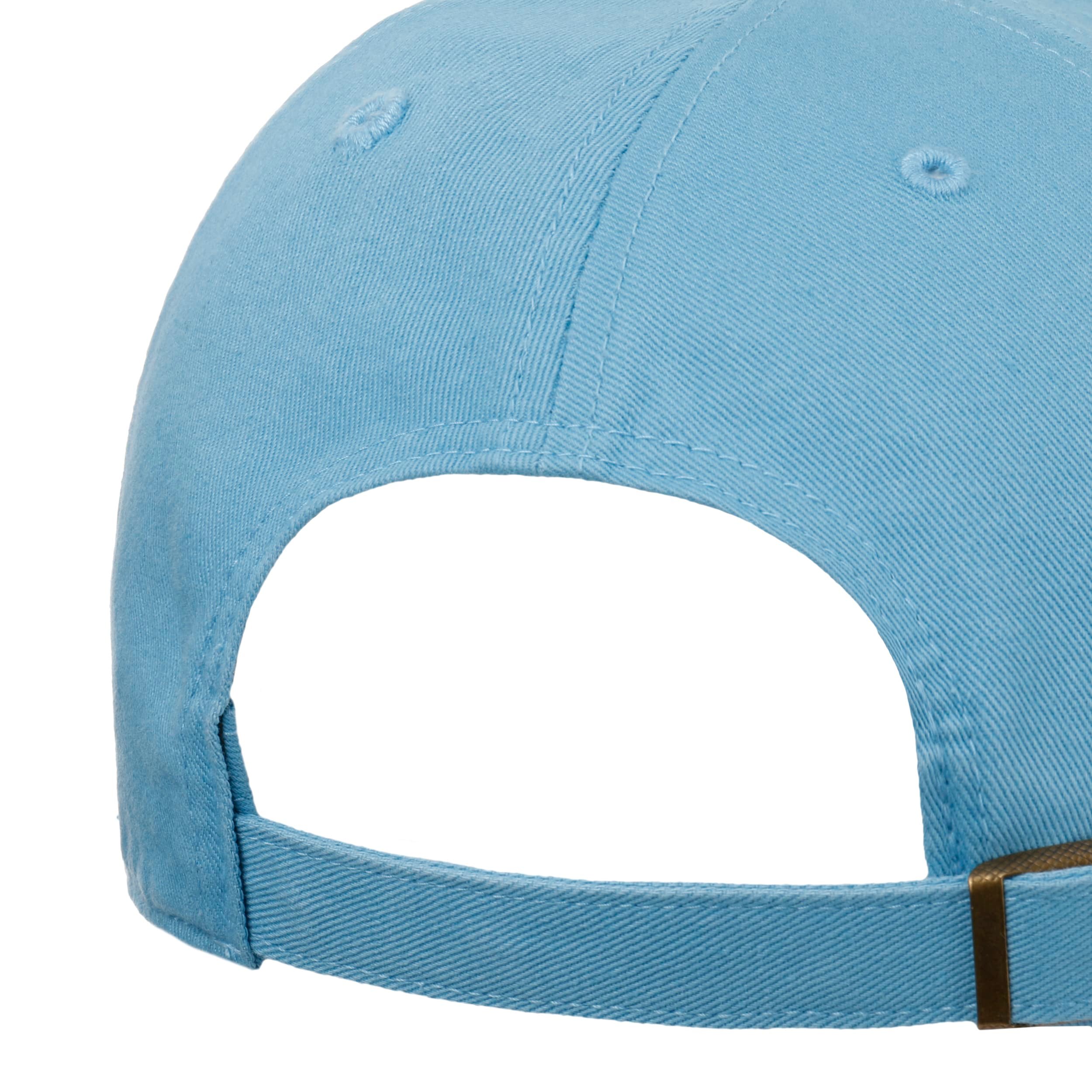 Cappellino Snapback Blu Navy Con Visiera Curva New York Yankees MLB MVP Di 47 Brand