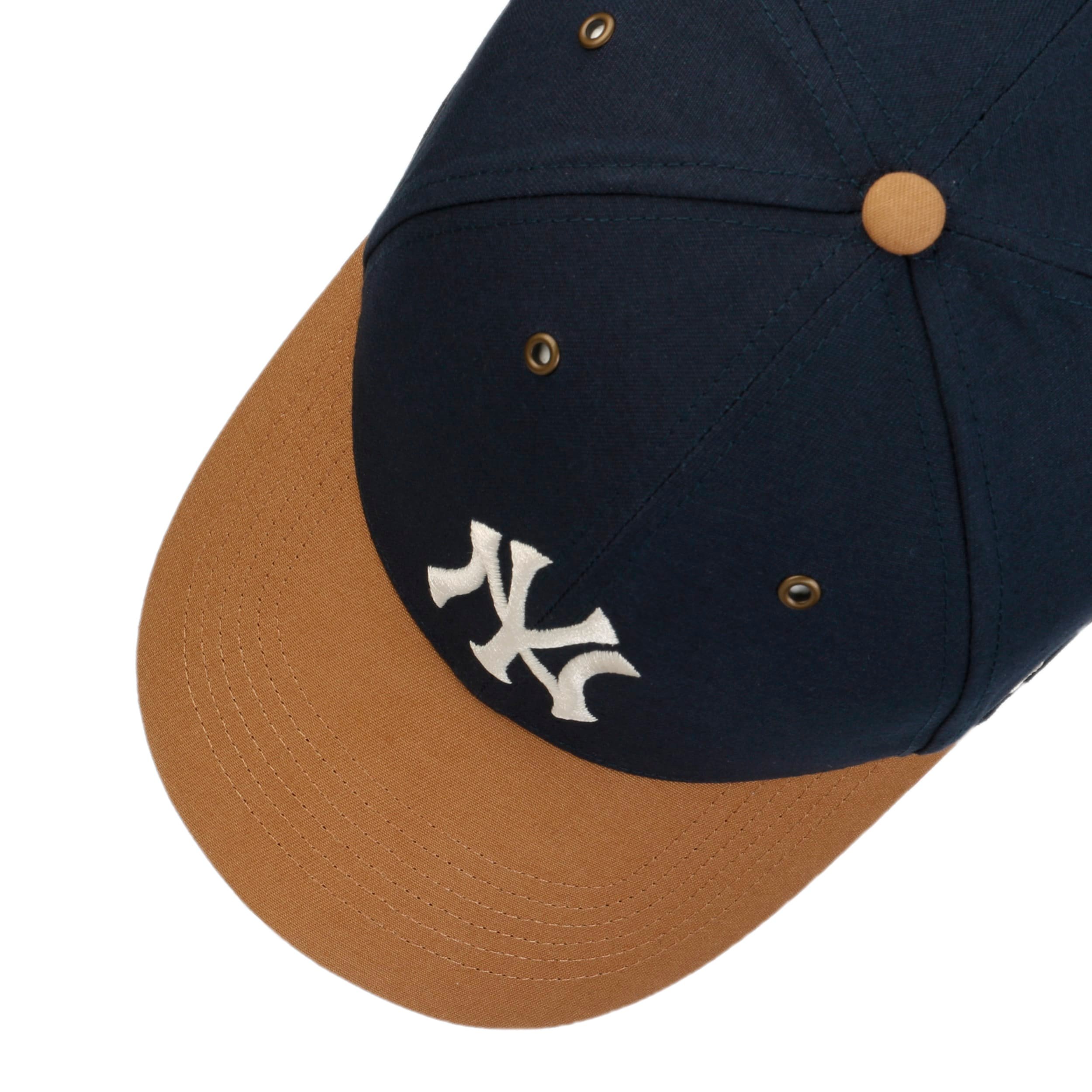 Cappellino Strapback Uomo 47 Brand NY Yankees MVP – Grigio E Blu Navy, Nuovo Con Etichette - Foto 2
