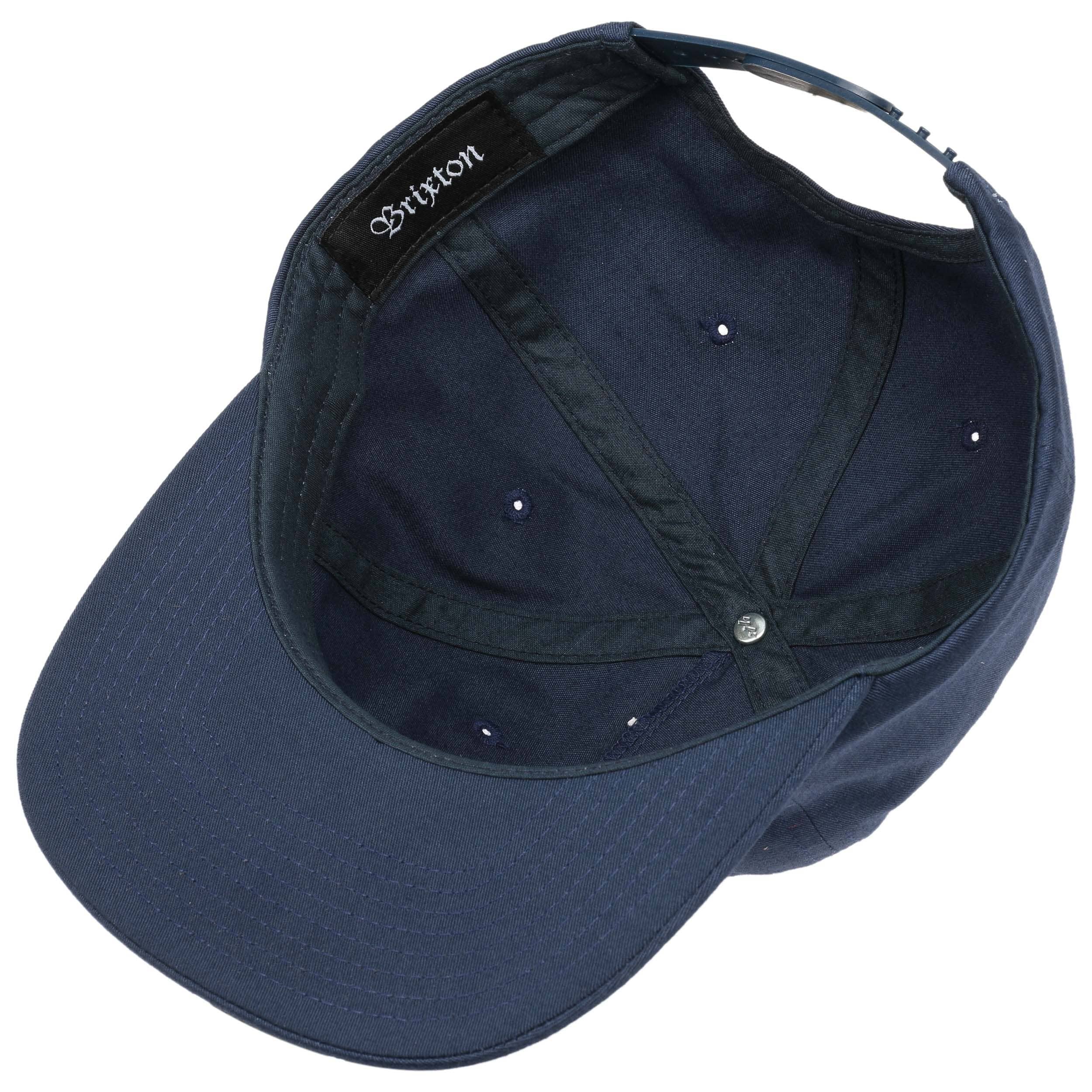 BRIXTON, Cappellino Barrel, Blu (Navy Stripe), XL BRIXTON, Cappellino Barrel, Blu (Navy Stripe), XL