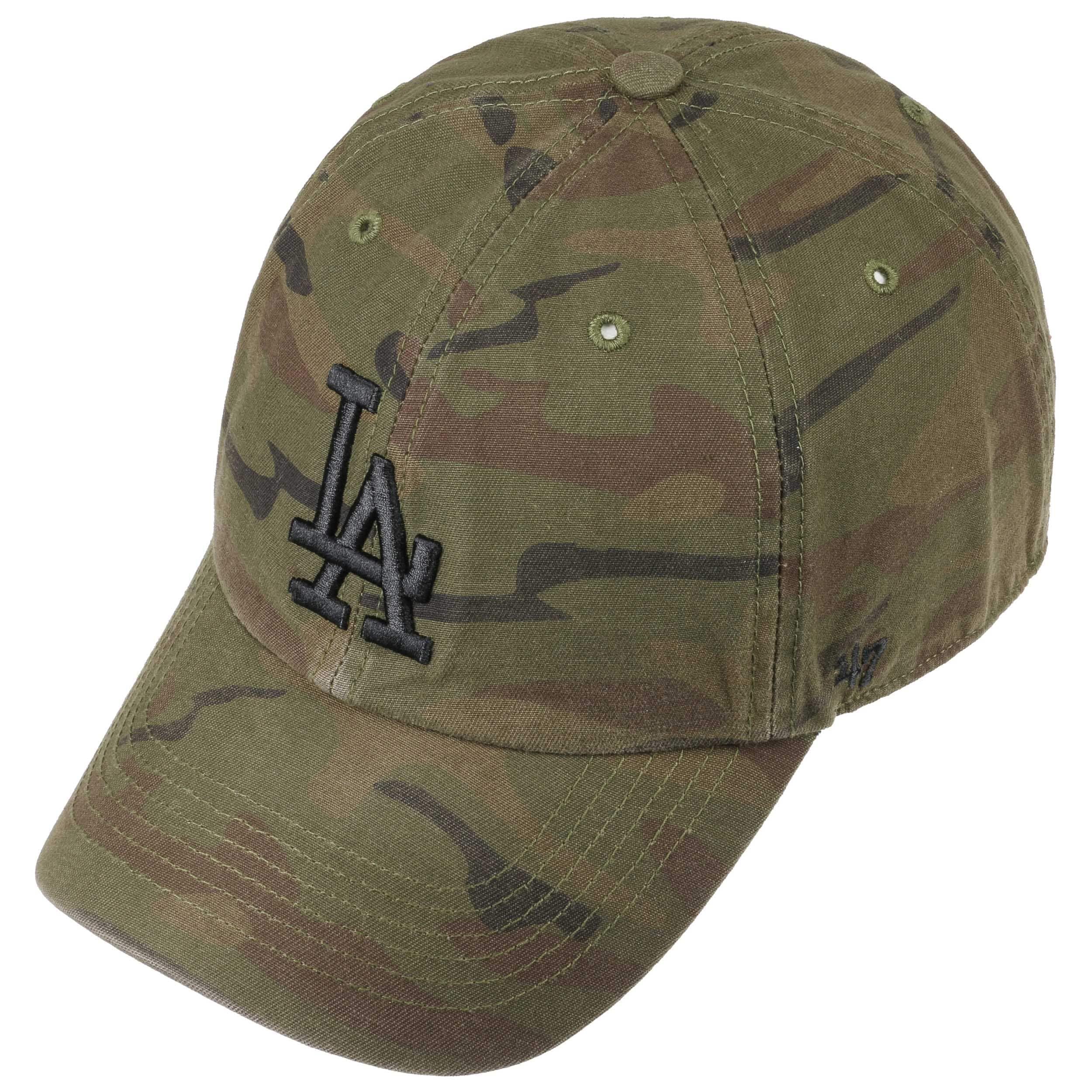 Casquette 47 Brand Los Angeles Dodgers Camouflage - Taille Unique, 100% Coton, Neuve