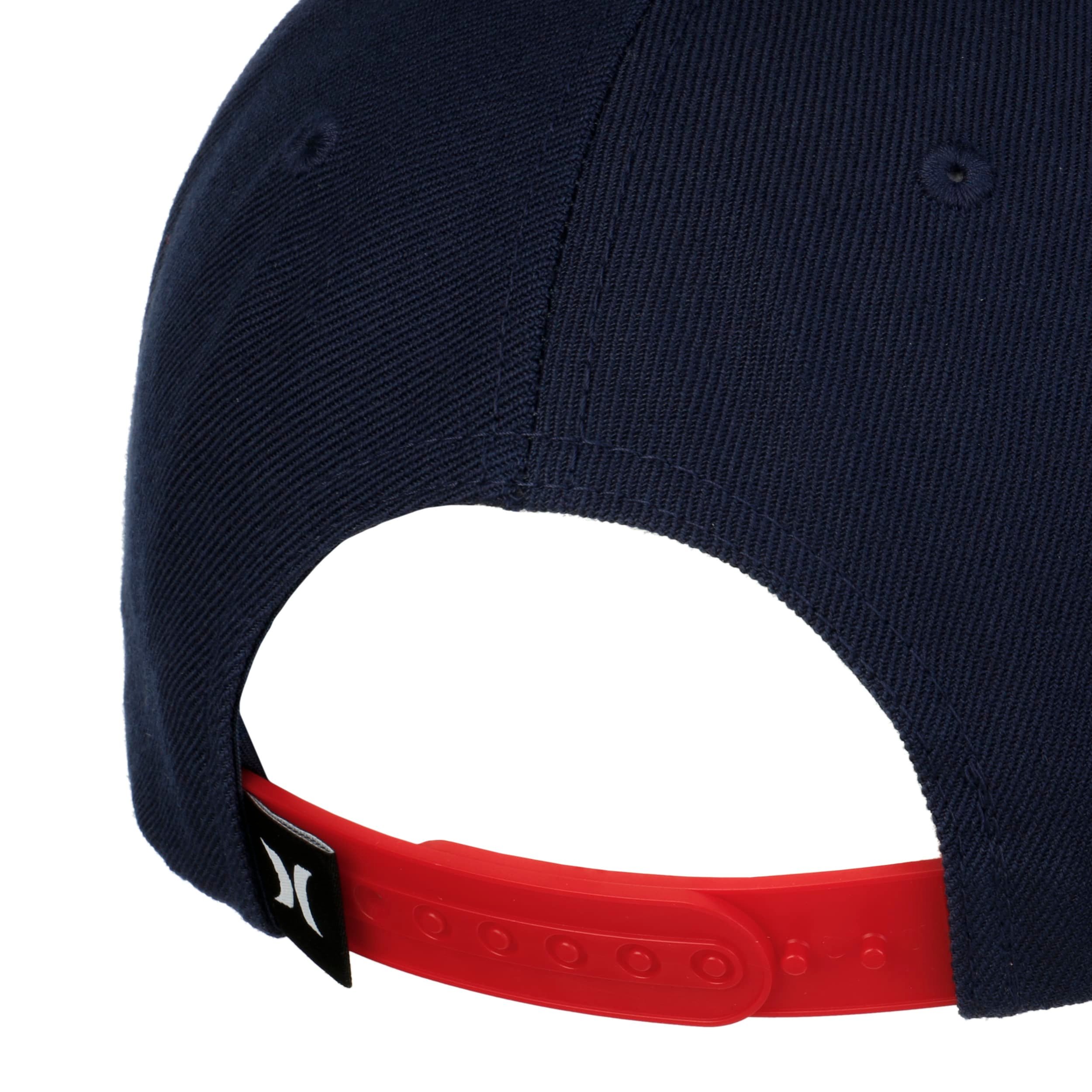 Cappellino Costiero HFT Surf&Cars&Chicks Rosso Profondo - Berretto Regolabile Con Fascia Antisudore