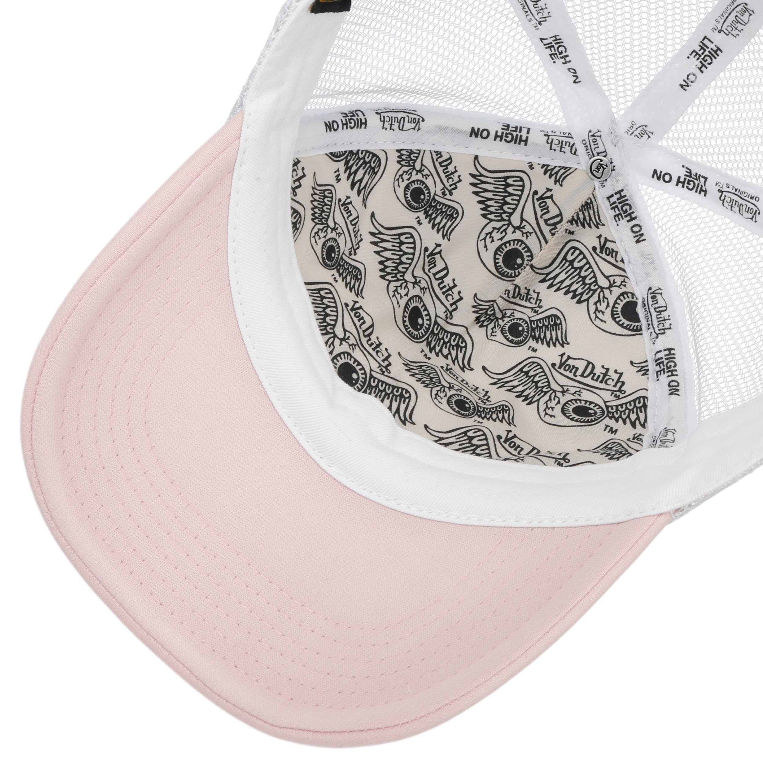 Von Dutch - Boston - Cappellino stile trucker lilla e verde