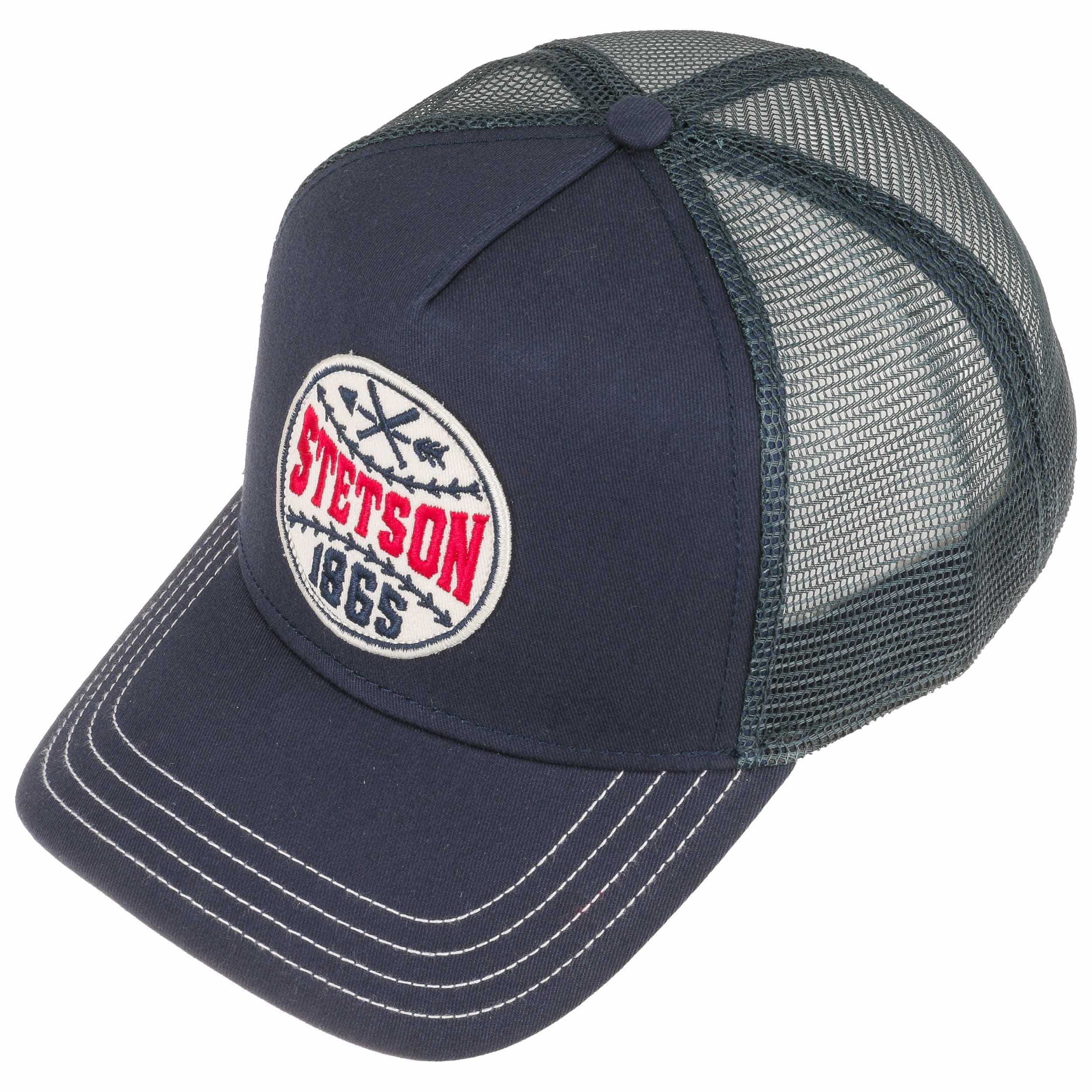 Cappellino Trucker Stetson - Berretto Baseball Con Visiera E Mesh