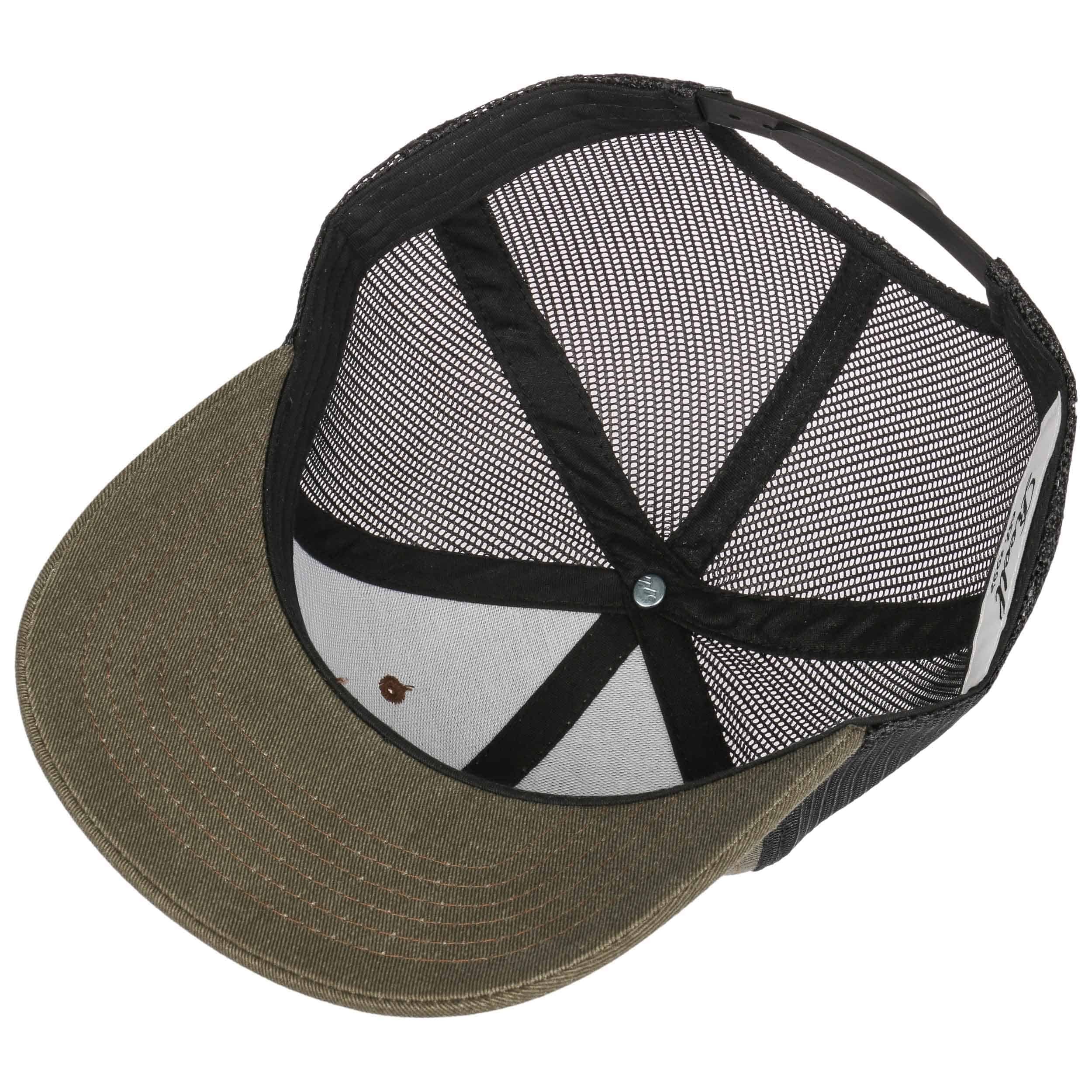 Reell Cappellino Trucker Visiera Curva Berretto Baseball Taglia Unica - Rosso Bordeaux - 4