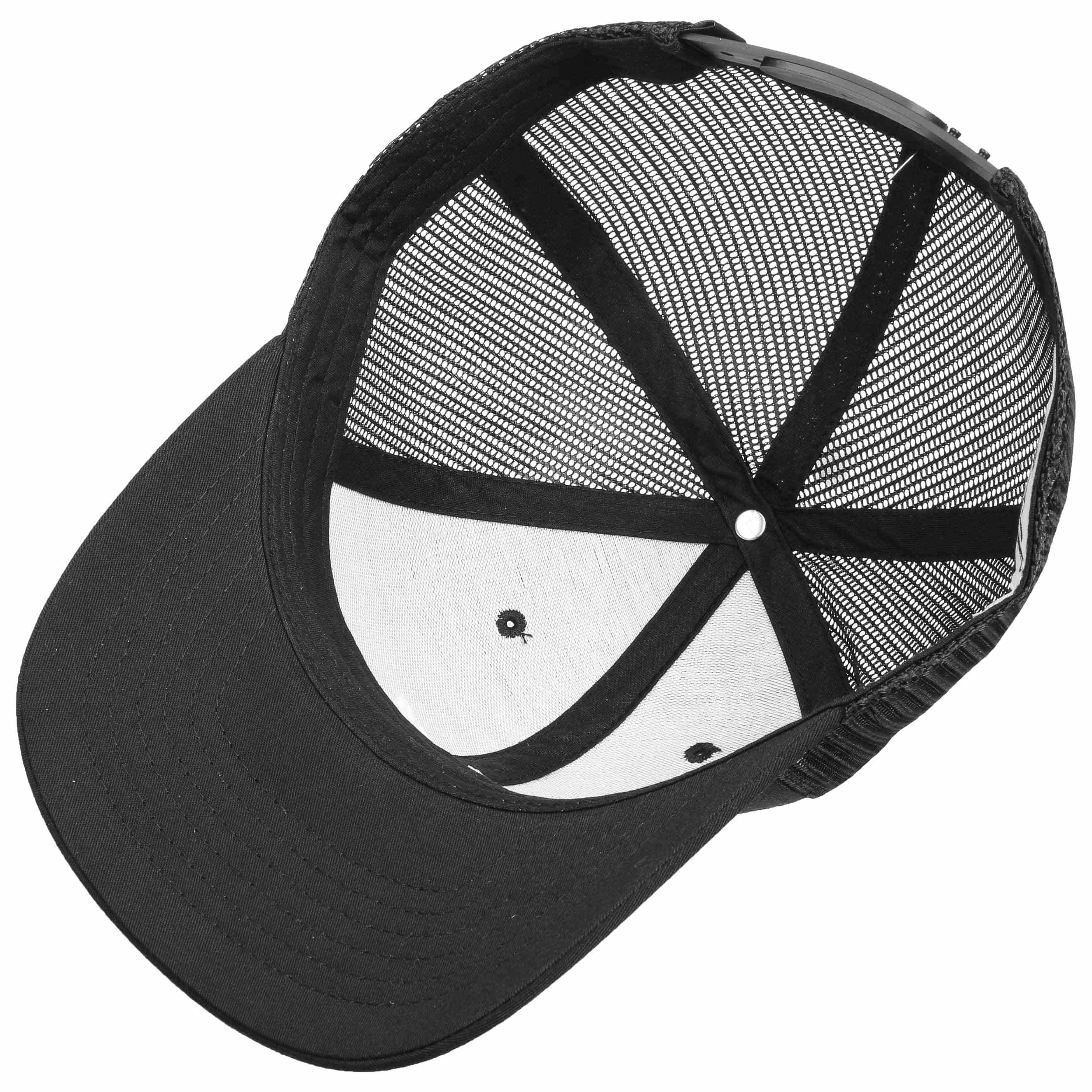 Reell Cappellino Trucker Visiera Curva Berretto Baseball Taglia Unica - Rosso Bordeaux - 2