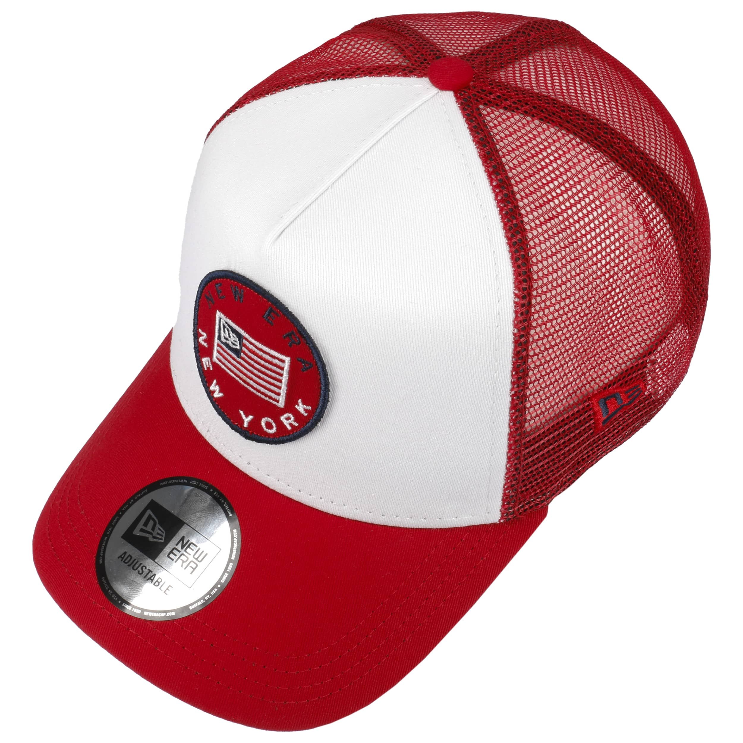 Cappellishop RAPPER BIANCO-NAVY RAP HIP-HOP TRUCKER CAP TRAND CAPPELLO Chapeau Caps 108246623