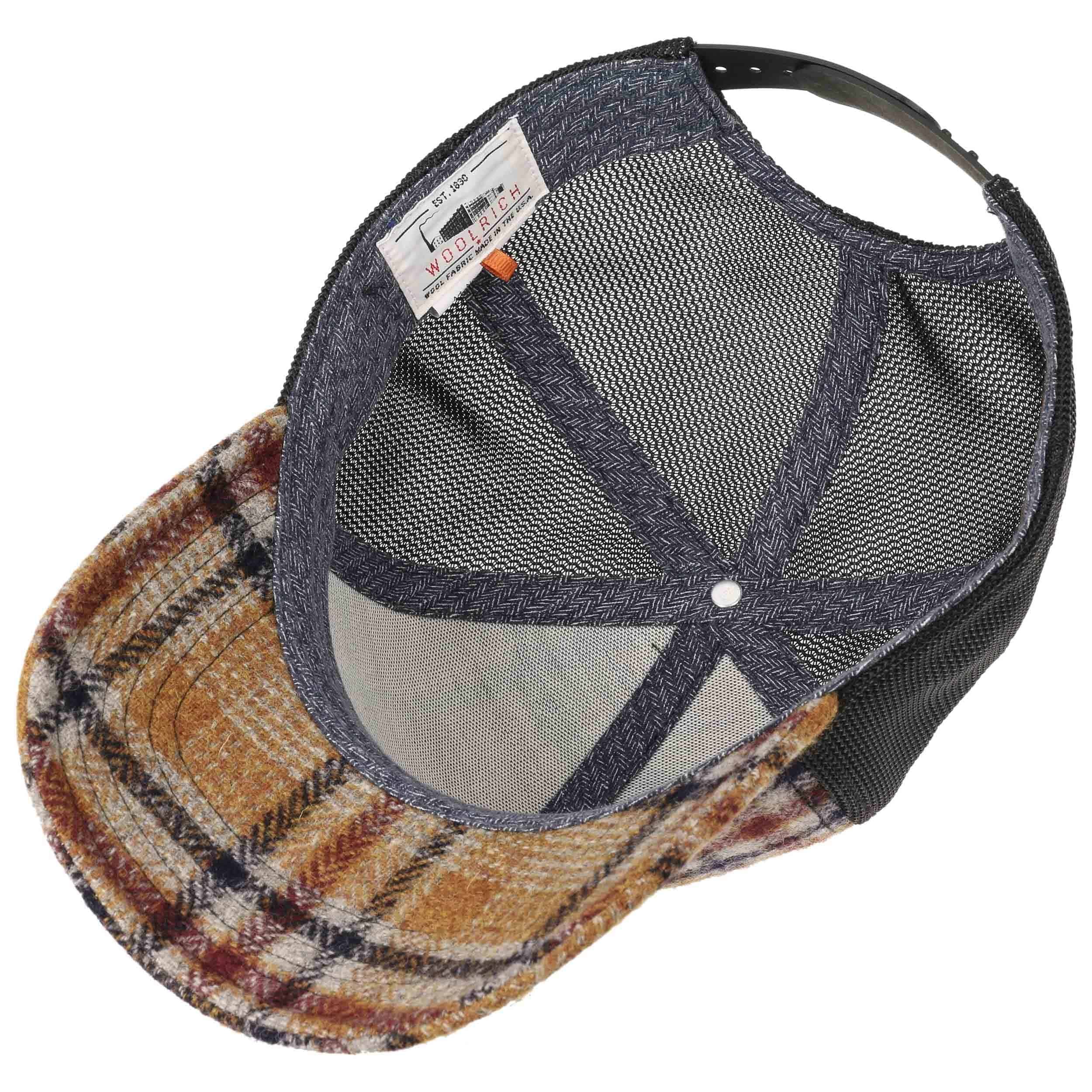 Stetson Trucker Signal Script - Cappellino Uomo In Mesh, Snapback Regolabile, Fodera In Pile, Colore Nero