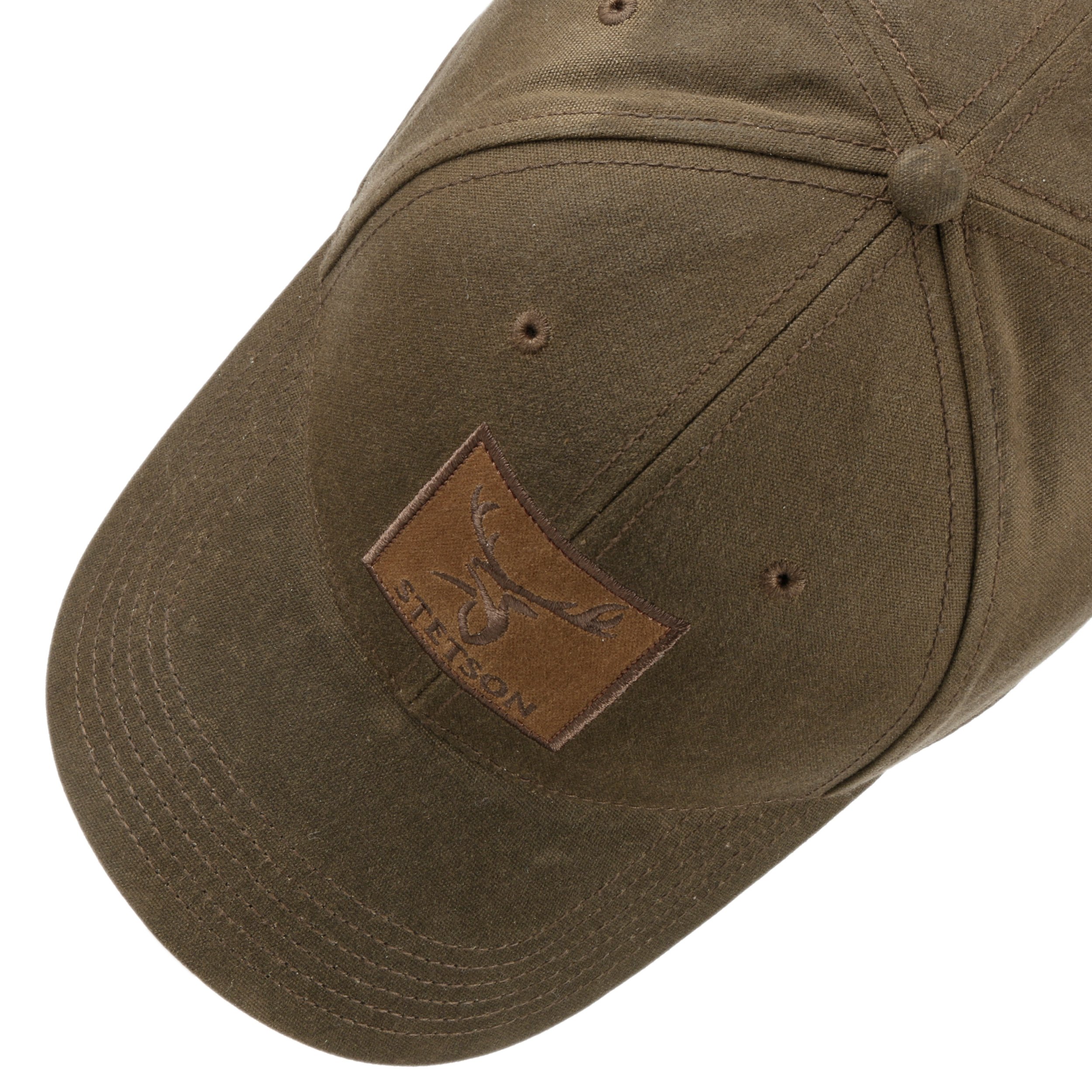 Stetson Cappellino Baseball In Lana Vintage Logo Patch - Unisex, Regolabile, Autunno/Inverno