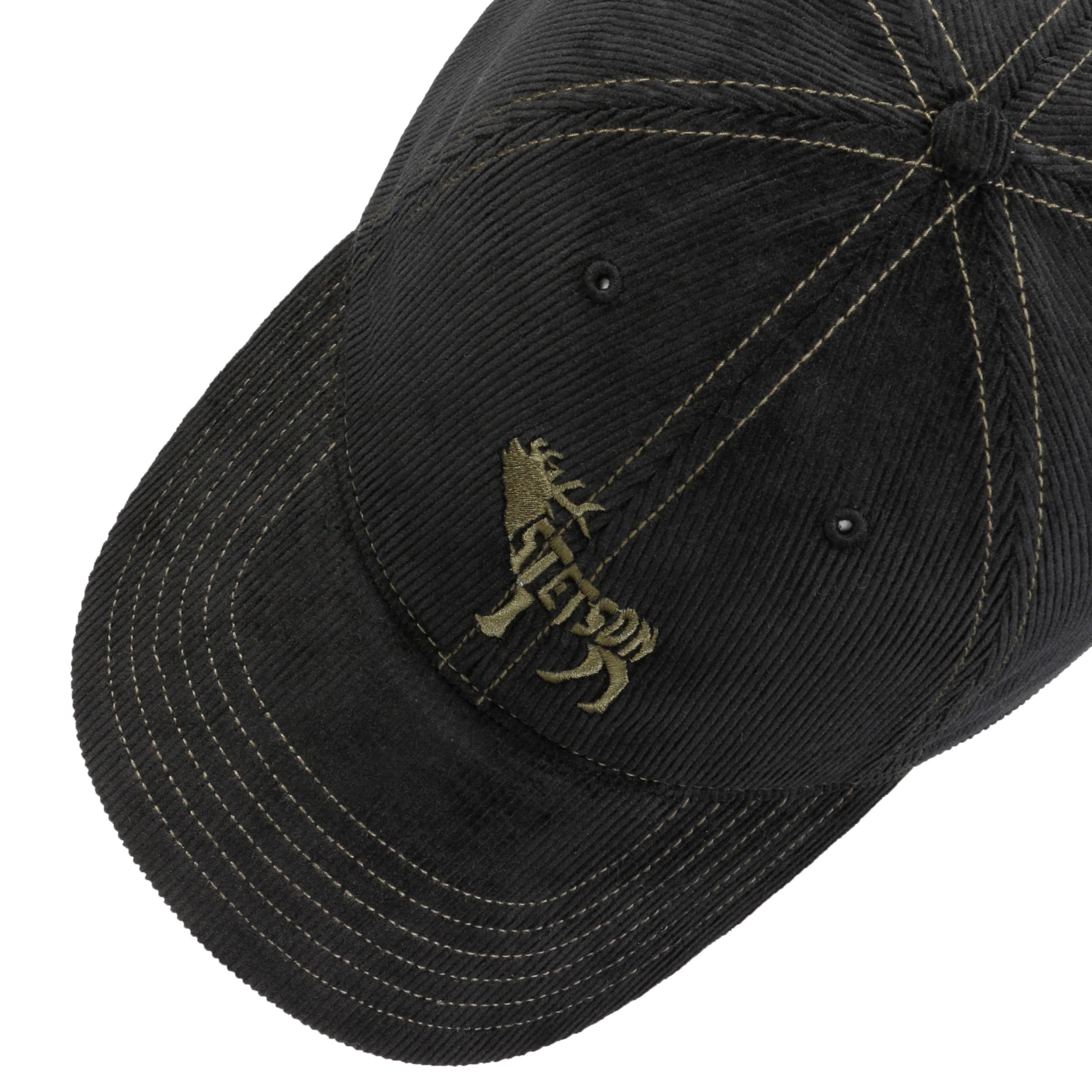 Stetson Cappellino Baseball Unisex Con Ricamo Cervo - Cotone, Visiera Curva, Taglia Regolabile