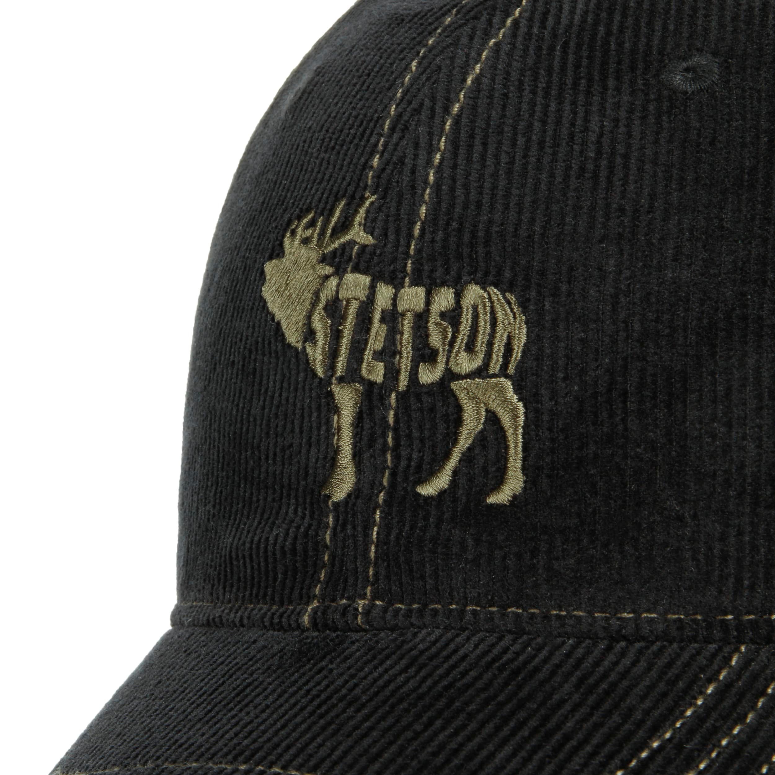 Stetson Berretto Baseball Snapback A Coste Con Ricamo Cervo, 100% Cotone, Taglia Unica Regolabile, Uomo - 4