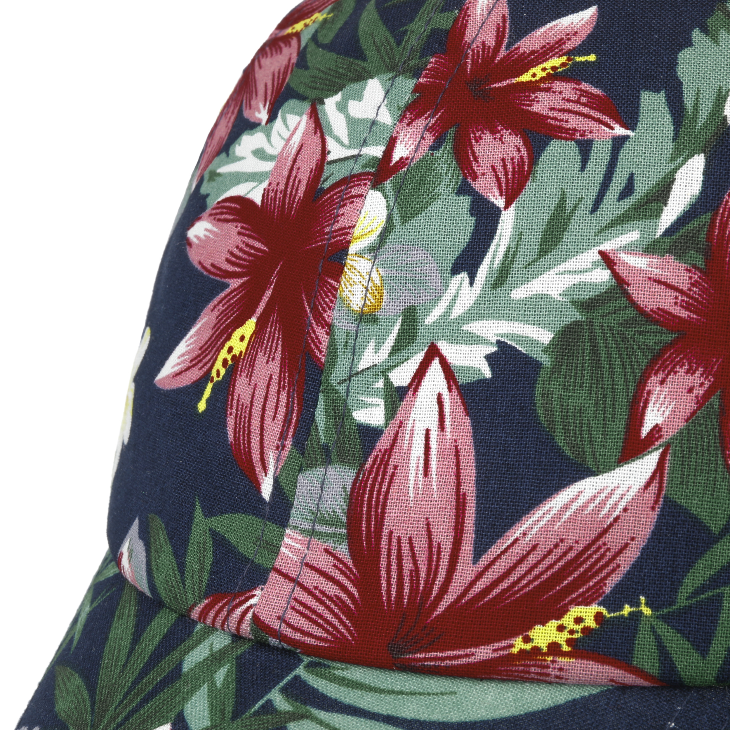 Cappellino Baseball Donna In Denim Fiorato - Cotone, Visiera, Regolabile, Per Estate - Foto 3