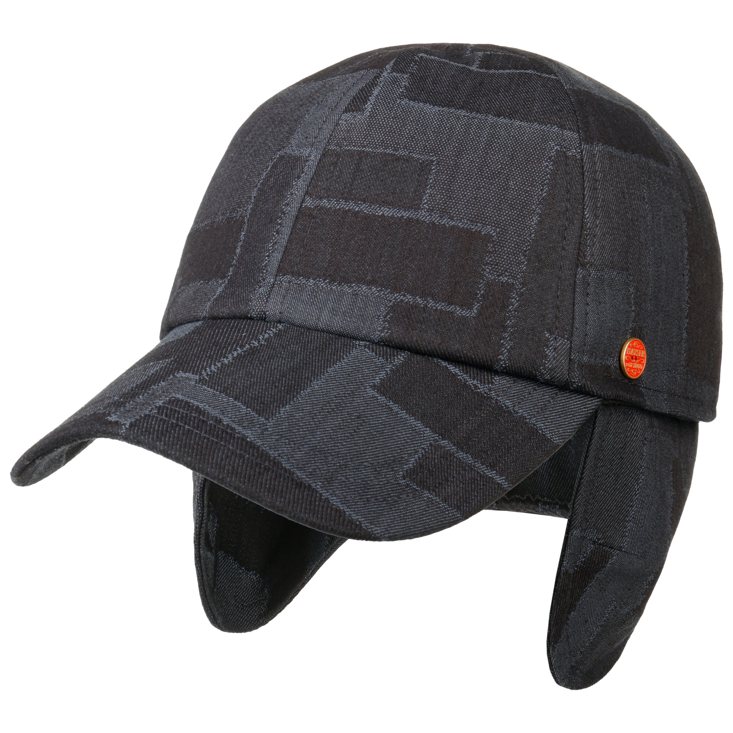 Guru-Shop Cappello Nepal In Lana Con Paraorecchie - Unisex, Bianco/Giallo Senape, Taglia Unica - 2