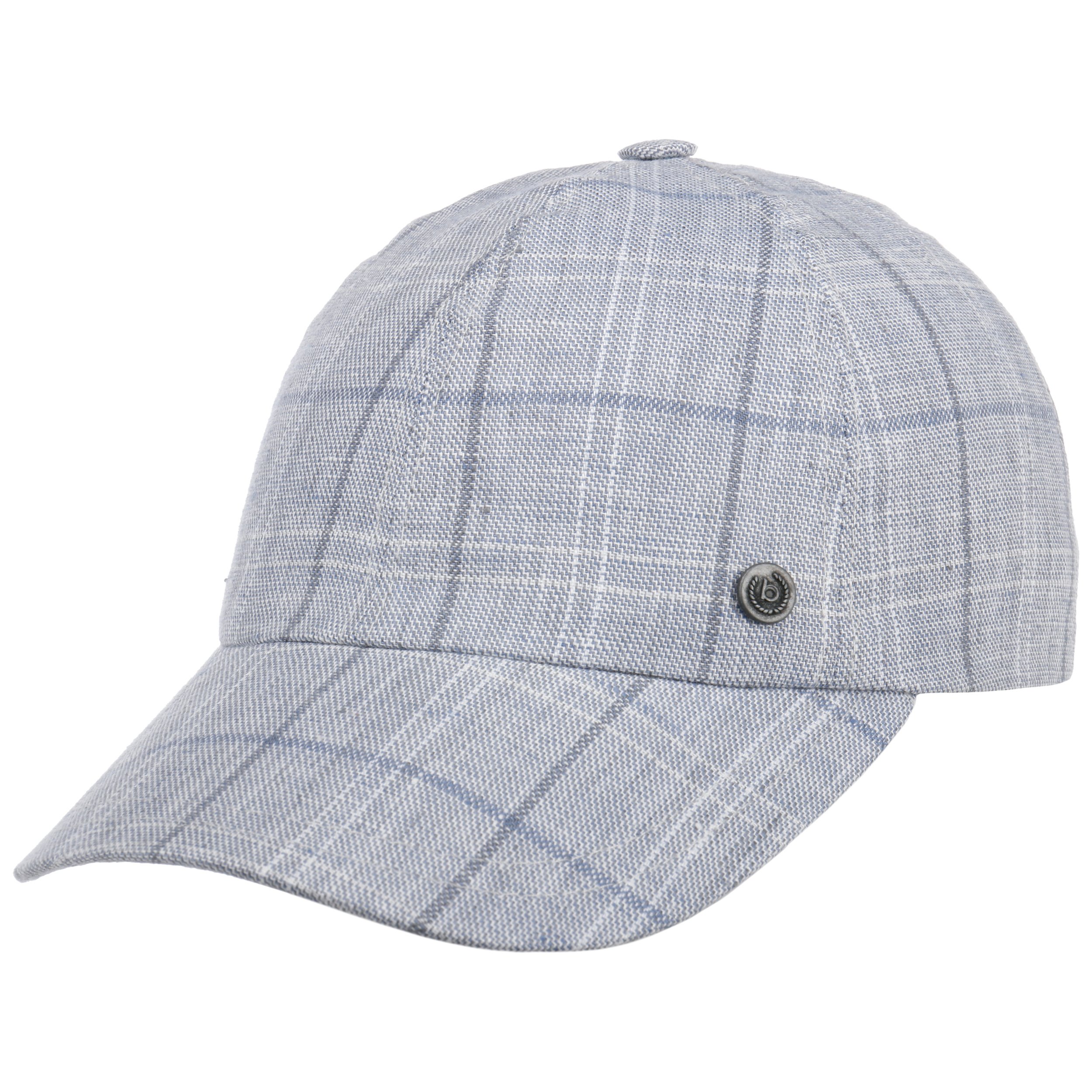 Cappellino in Lino Roverton Check by bugatti - 49,95 €