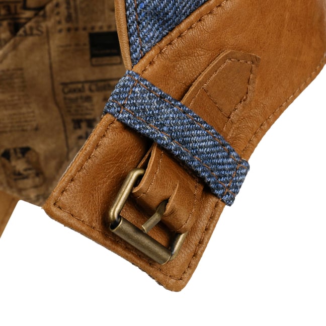 Stetson Leadville – Cappello Da Autista E Aviatore In Cotone E Lino – Made In Germany – Visiera In Pelle - 4