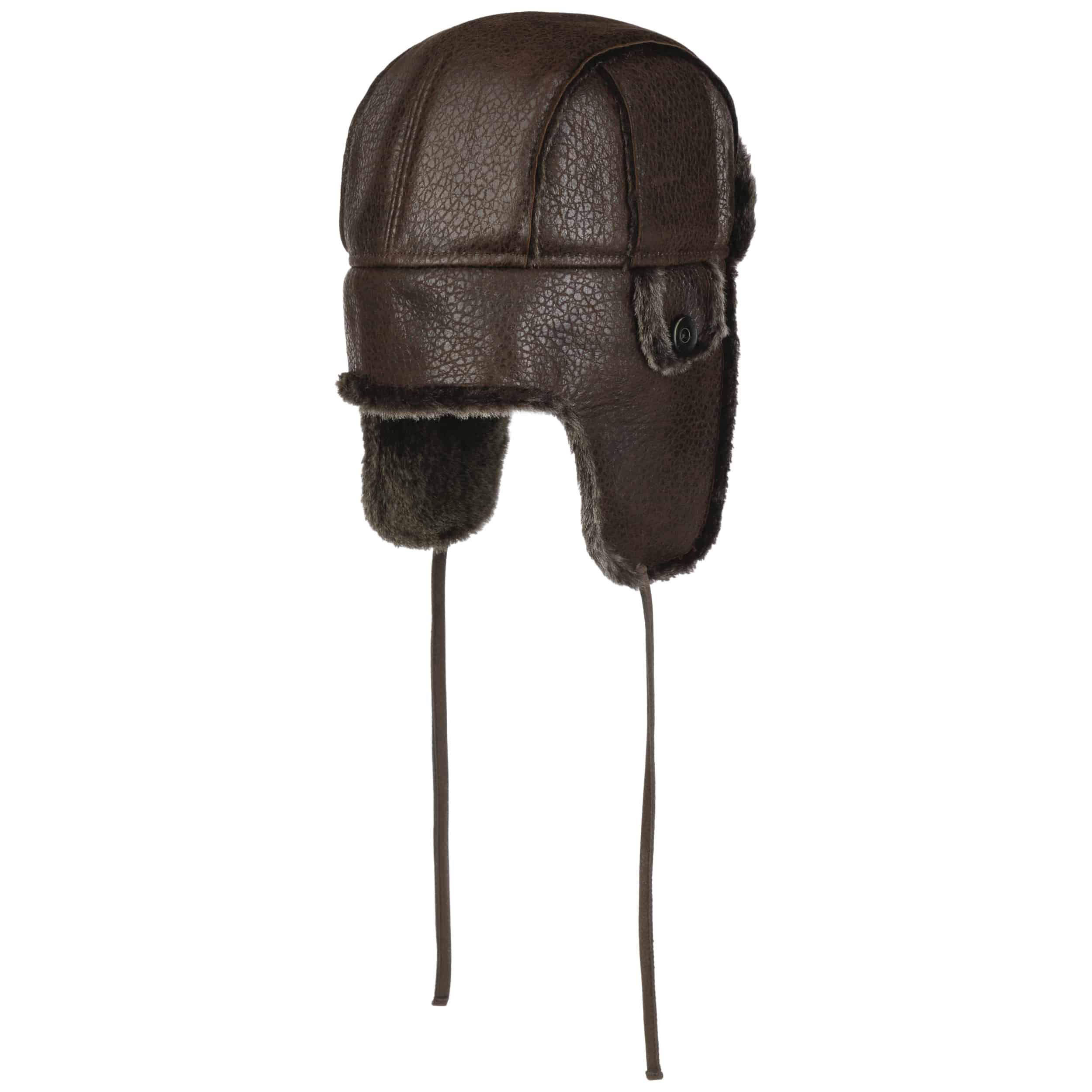 Uomo Aviatore Colbacco Sci Ushanka Cossack Outdoor Simil Pelo Camoscio - Foto 8